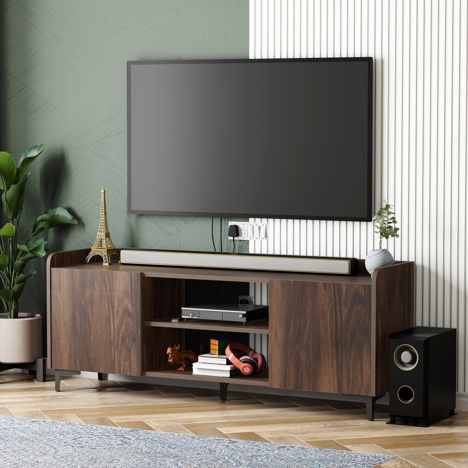 Image of Studio Kook Symphony Global Engineered Wood TV Entertainment Unit