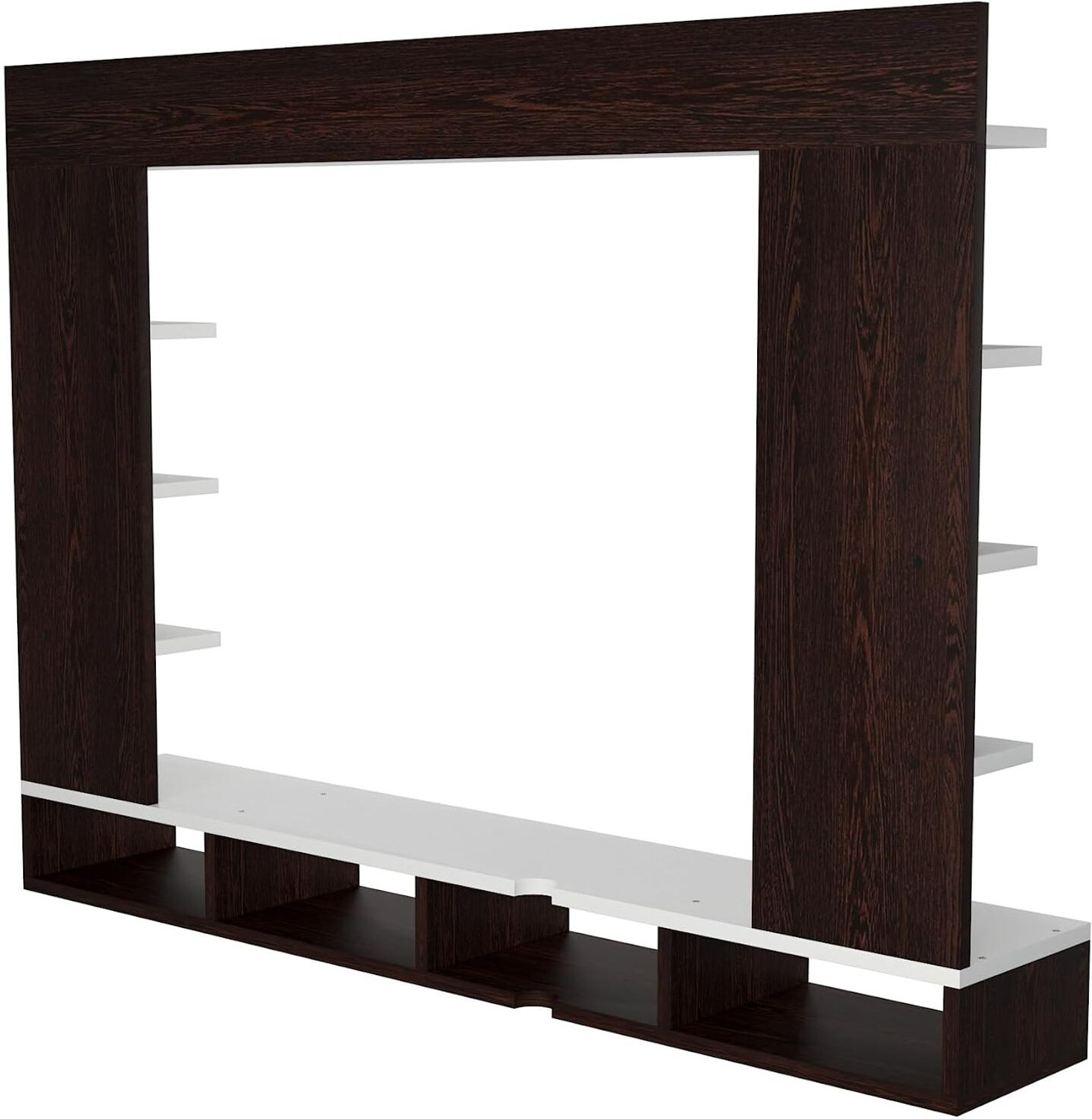 Image of STUFFBOX Engineered Wood Wall Mount tv unit, tv stand Engineered Wood TV Entertainment Unit