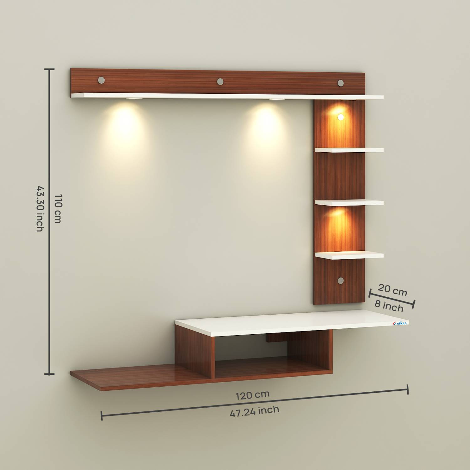 FURNIWUD Wintor Wall Mounted TV Unit - Image 5