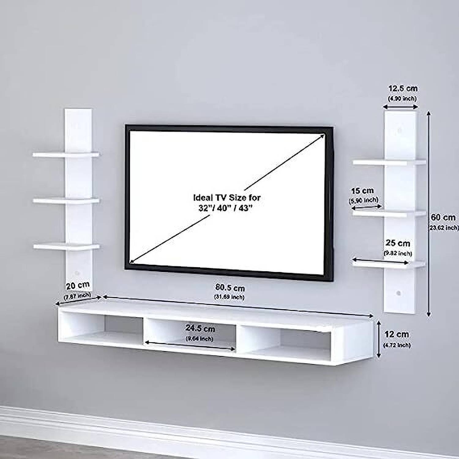 Artival Crafts 32" TV Entertainment Shelf - Image 3