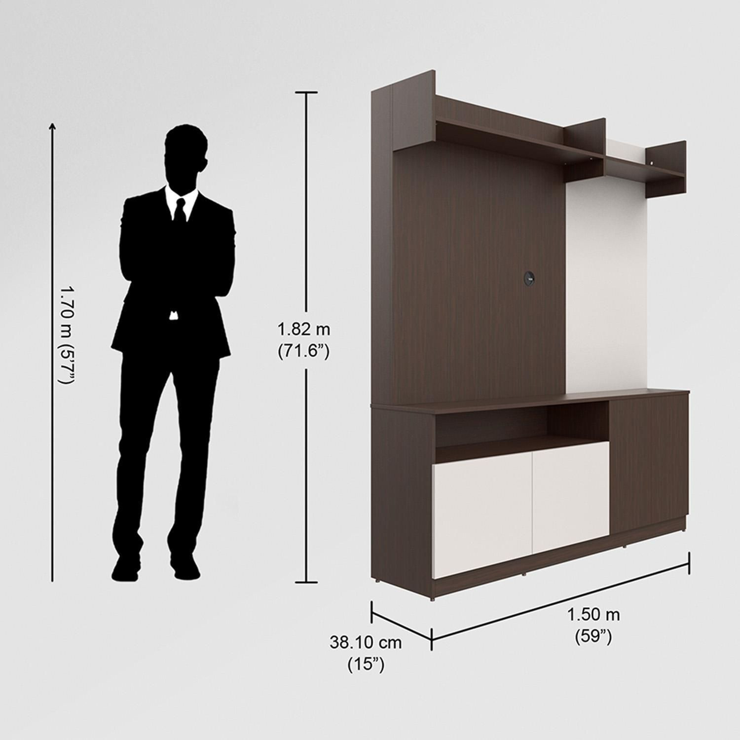 Image of Interio by Godrej Sienna Engineered Wood TV Entertainment Unit