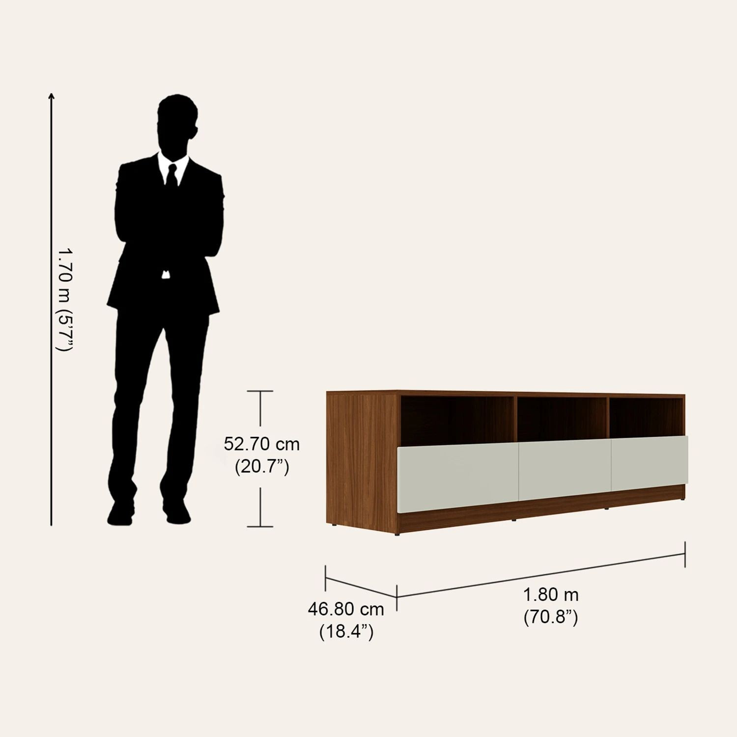 Image of Interio by Godrej Senate Engineered Wood TV Entertainment Unit