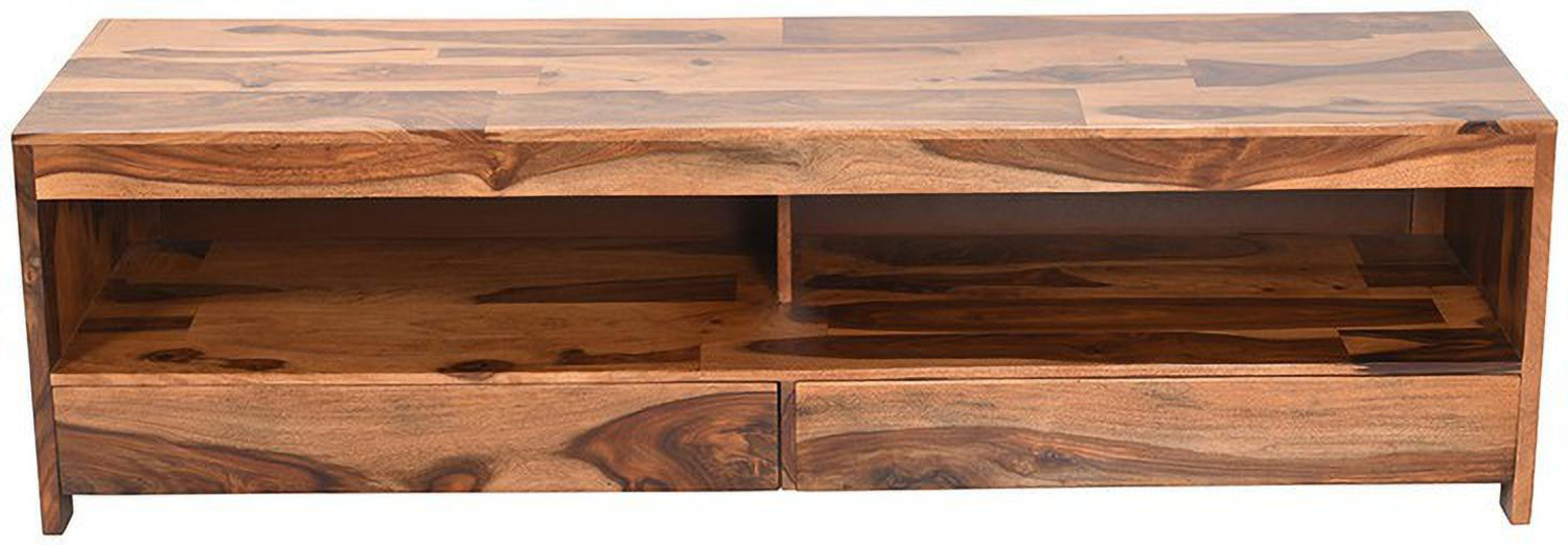 Image of mewar furniture Solid Sheesham Wood Entertainment Tv Unit For Living Room | Solid Wood TV Entertainment Unit
