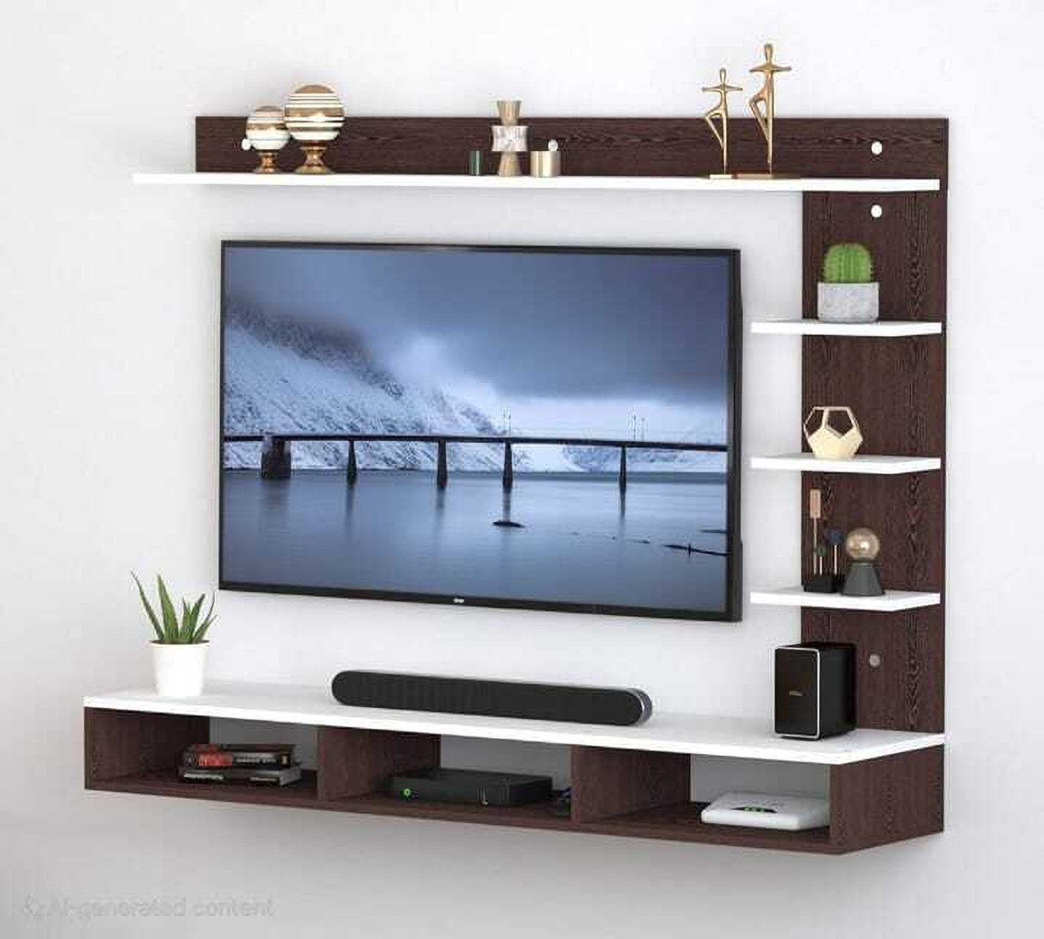Image of Shivi Aanaya Enterprises CS 02 Engineered Wood TV Entertainment Unit