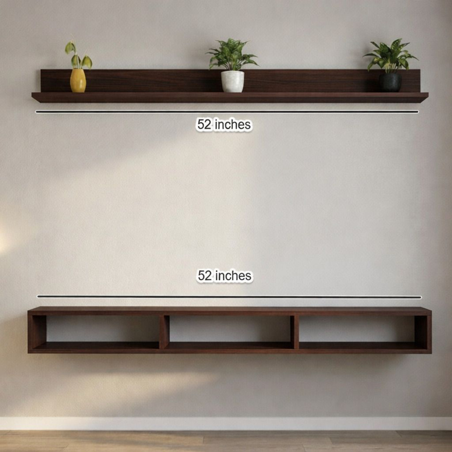 Image of DIY HOME SUPER 52 inch /TV Stand /TV Cabinet Engineered Wood TV Entertainment Unit