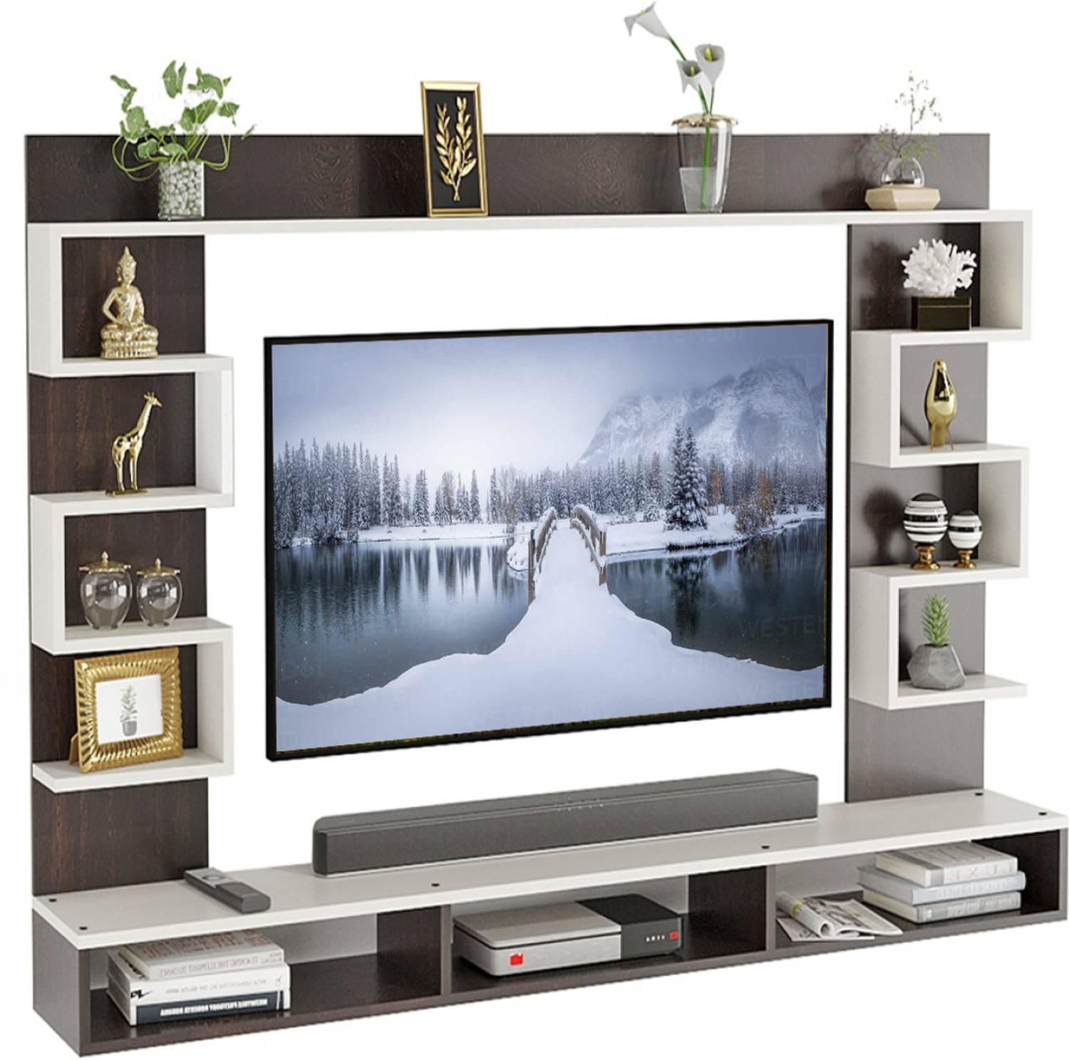icrush 55" Engineered Wood TV Entertainment Unit - Image 2