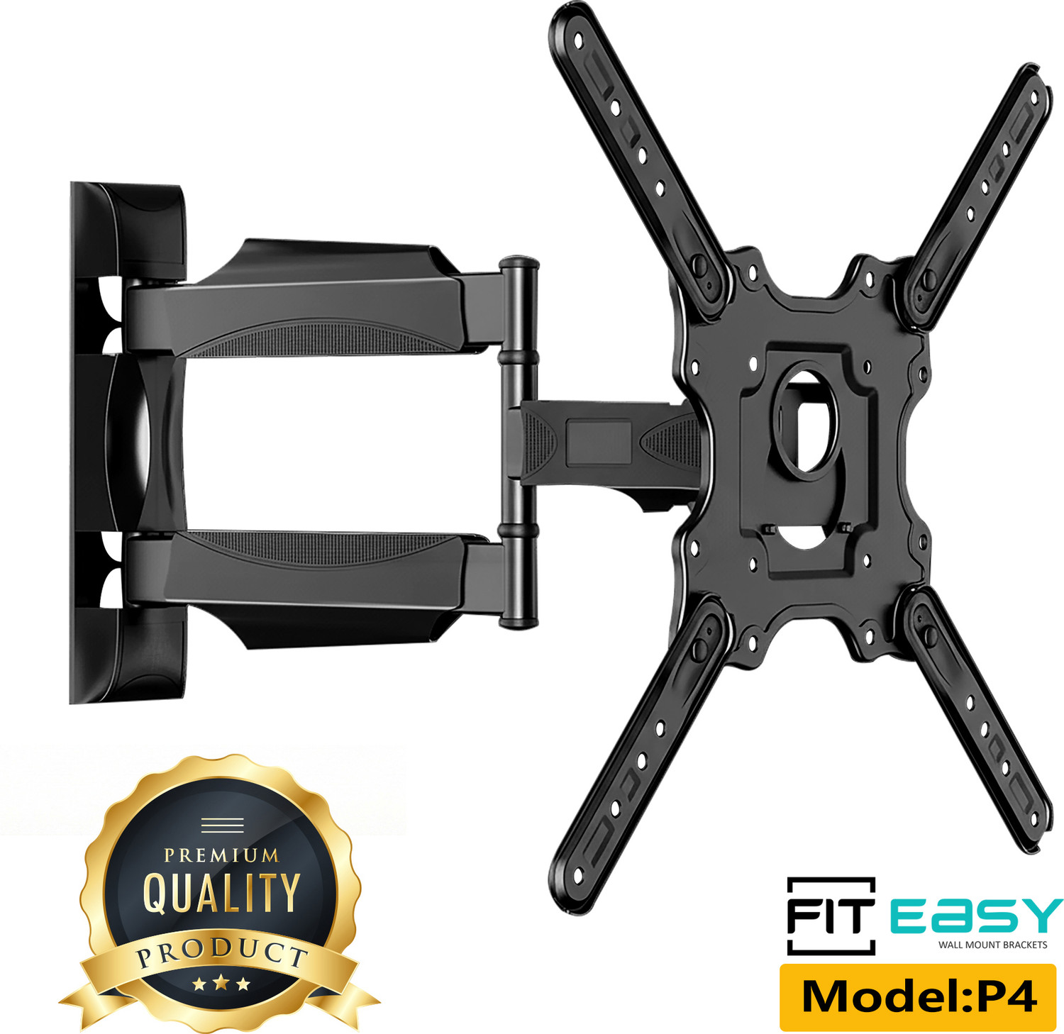 Image of FIT EASY P4 TV WallMount Bracket for 32-65 Inch.HeavyDuty Imported WallMount Bracket. Tilt TV Mount