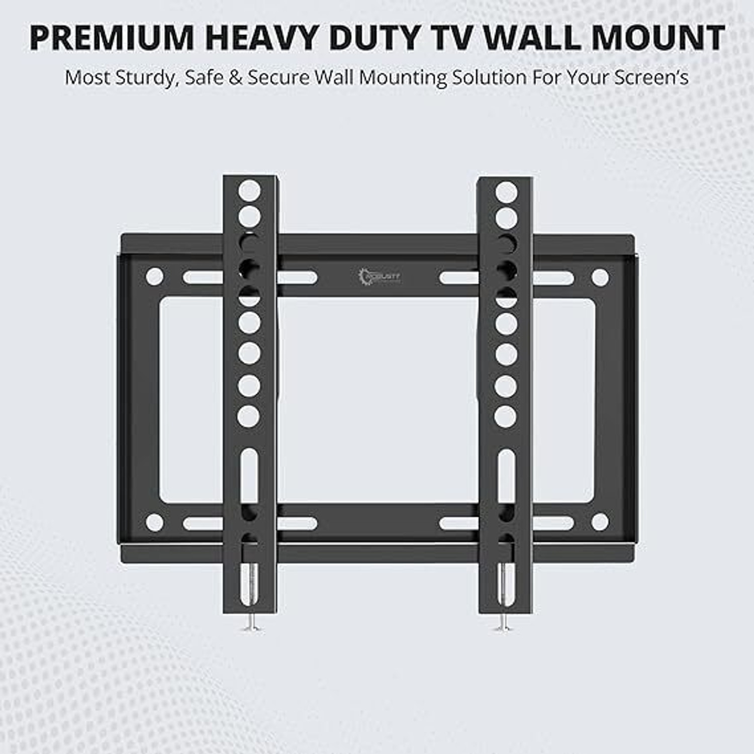 Image of Robustt Heavy Duty TV Wall Mount for 14 - 42 Inches LED /HD /Smart TV Universal |Pack of 1 Fixed TV Mount