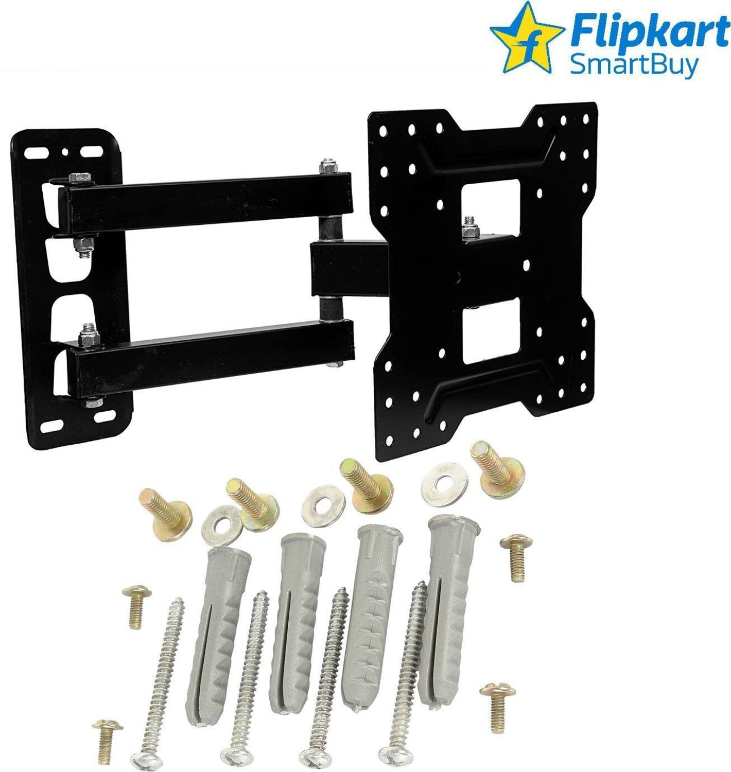 Image of Flipkart SmartBuy Heavy Duty Full Motion TV Wall Mount 23-43 inch LED LCD Full Motion TV Mount