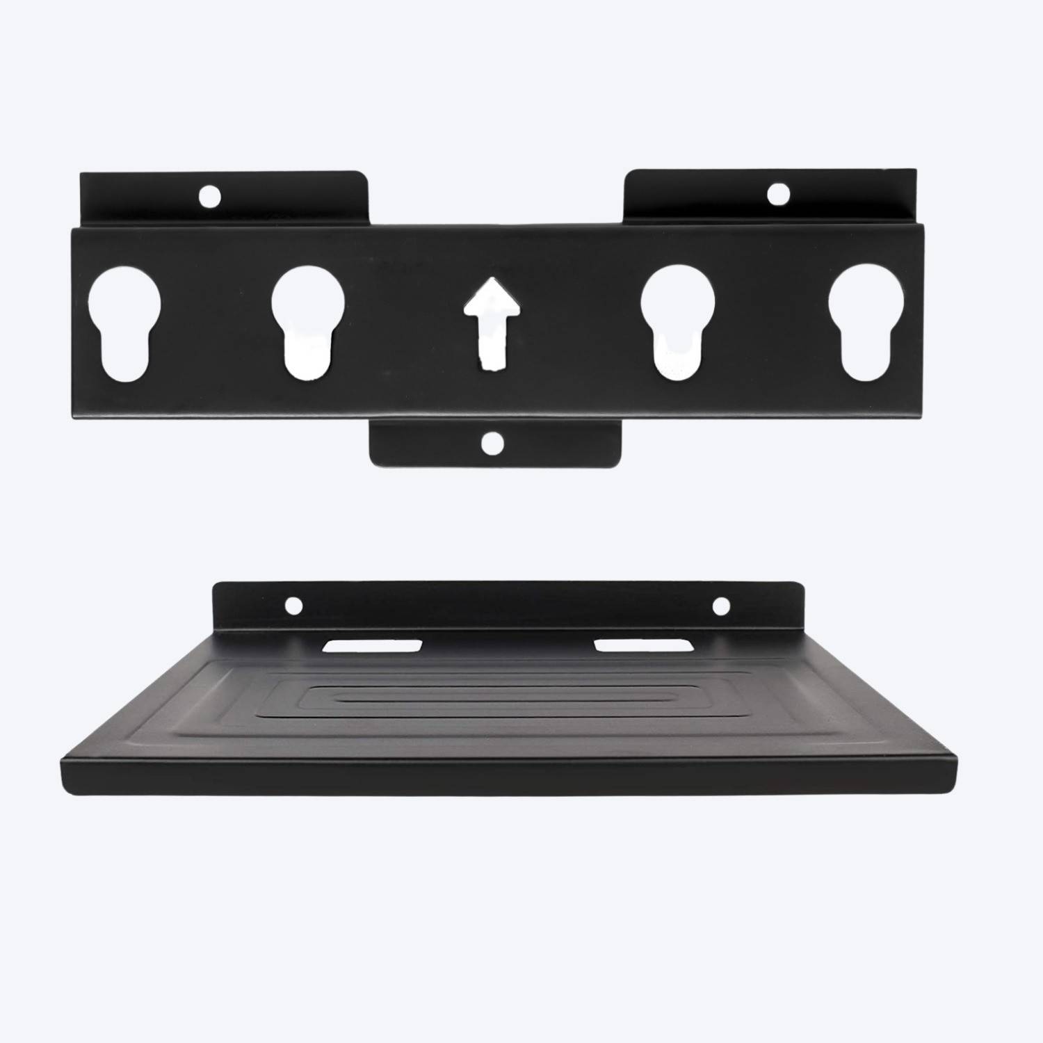 A2DR Universal Fixed 14-43 inch TV Wall Stand With Set Top Box Self(170MM X 235MM) Fixed TV Mount
