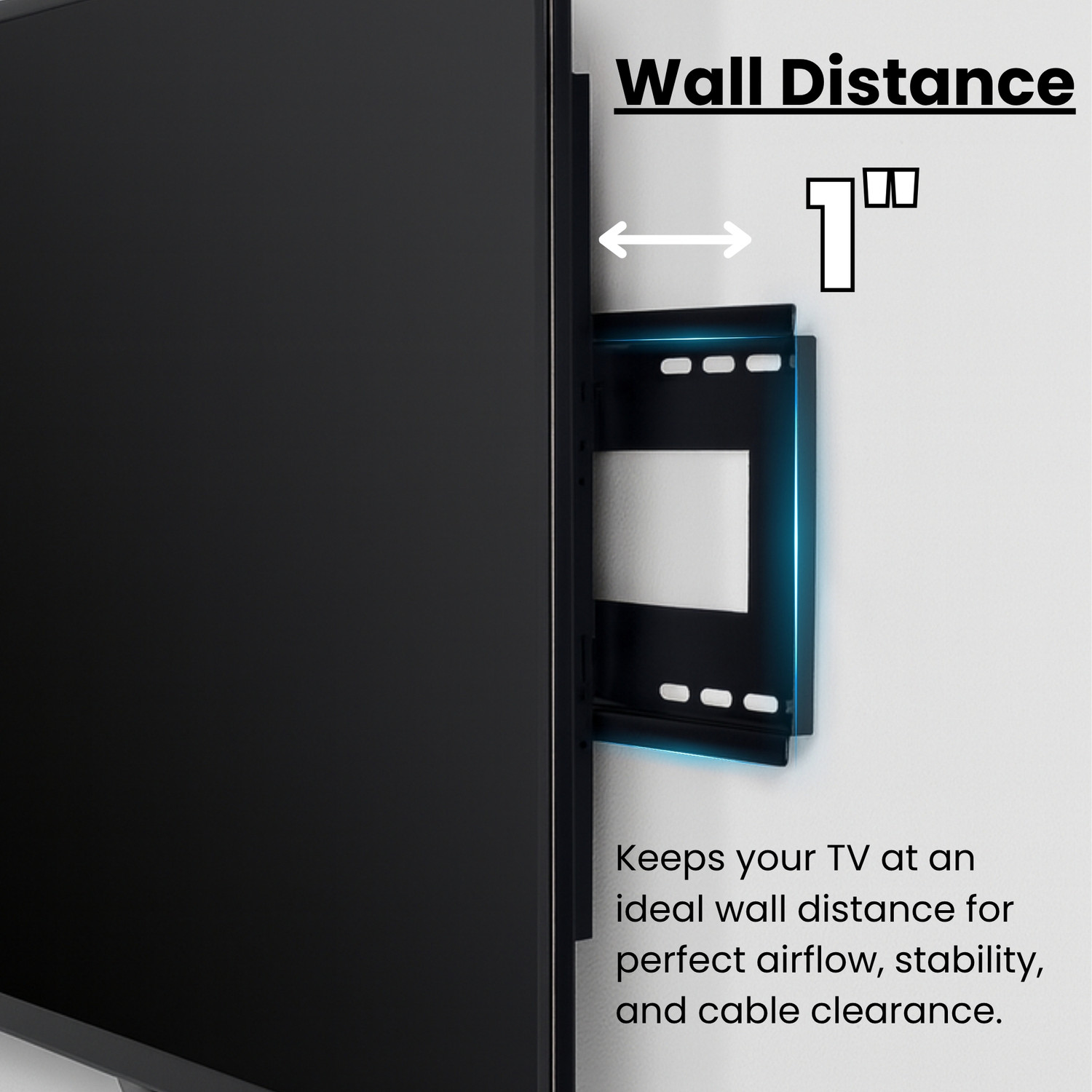 Image of RISSACHI 70 to 100 inch Wall Mount TV Stand Fixed TV Mount