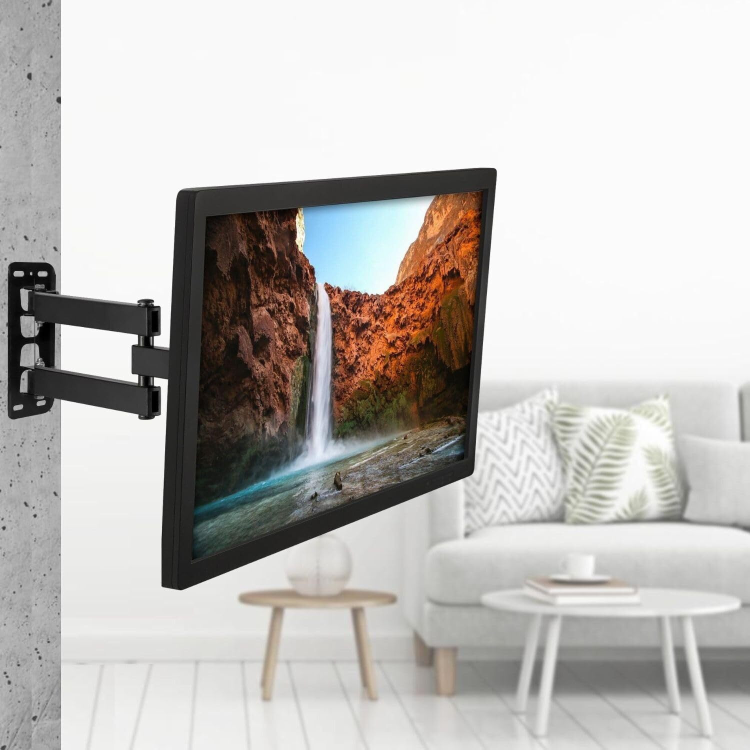 Image of PNETROME TV Wall Mount 24-42 Inch. & Setup BOX STANDS COMBO B TV Stand Base