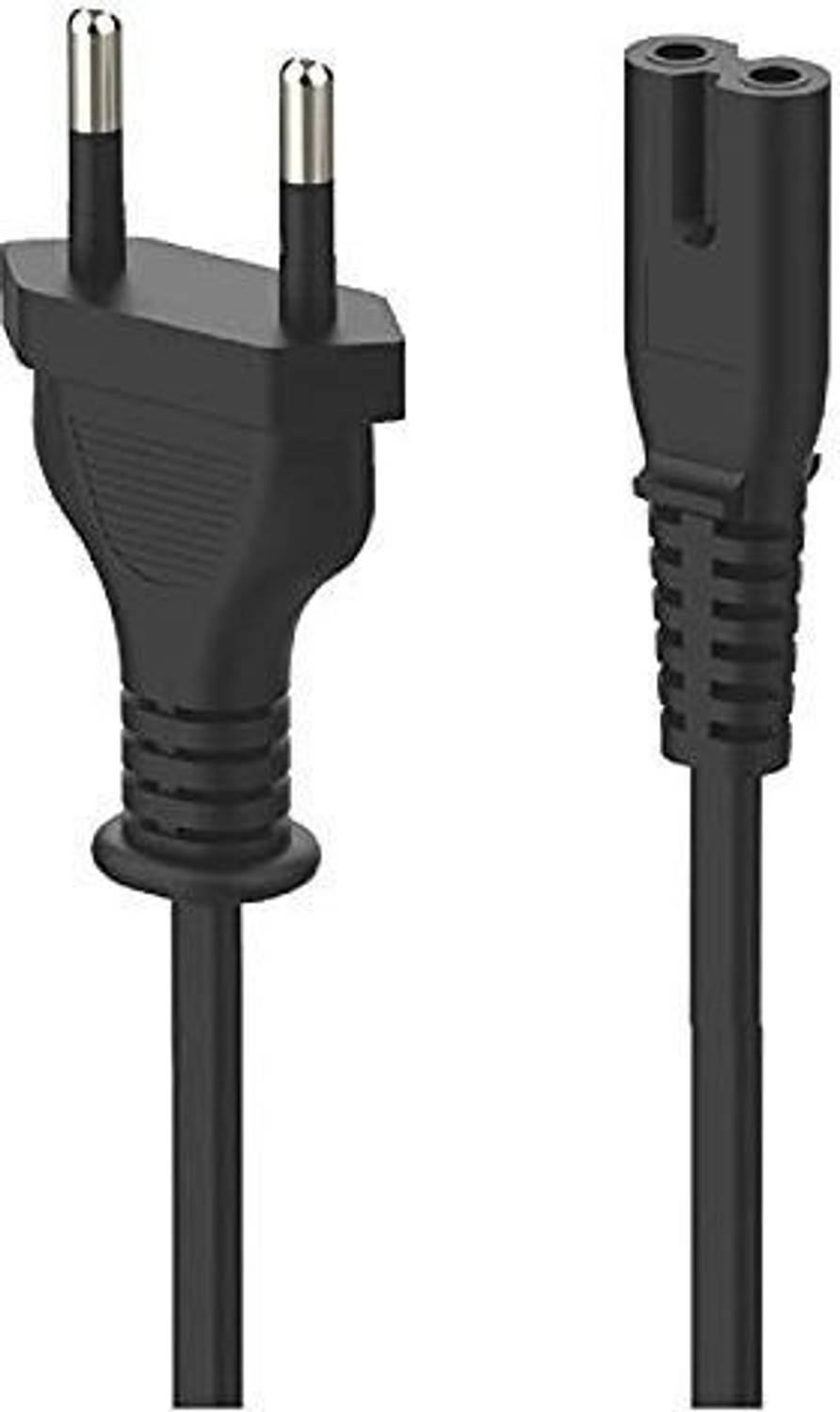ELECTRO WOLF TV-out Cable 2 Pin Universal AC Power Cord Cable 2 Pin Plug for Printer, Laptop, Camera, TV