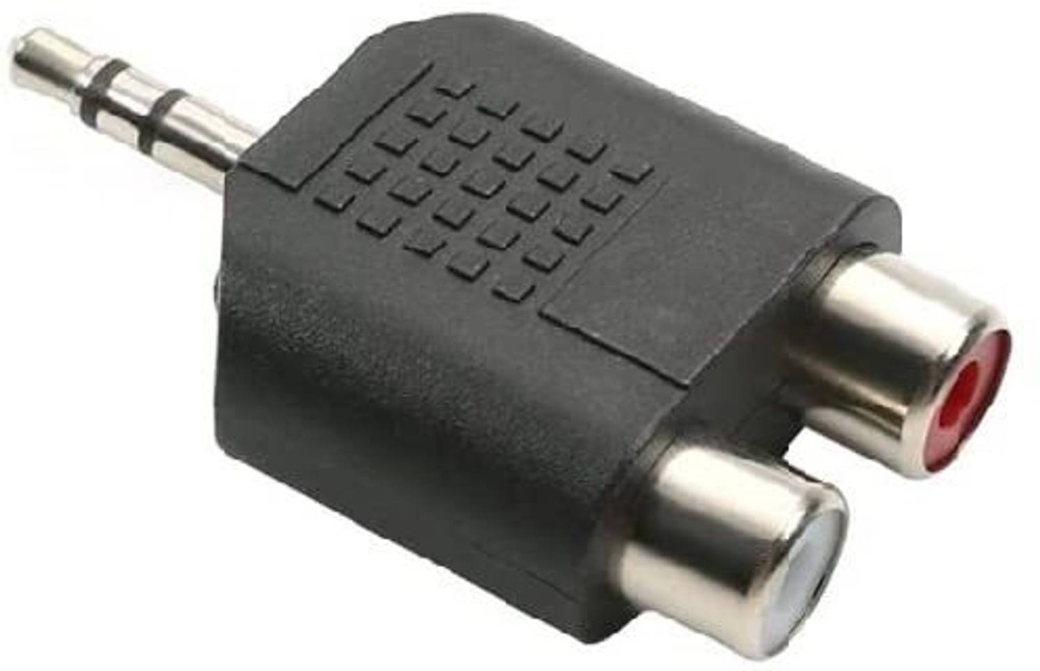 Sage TV-out Cable 2 RCA Female to 3.5mm Aux Stereo Male Audio Jack Connector Converted (1Pcs)