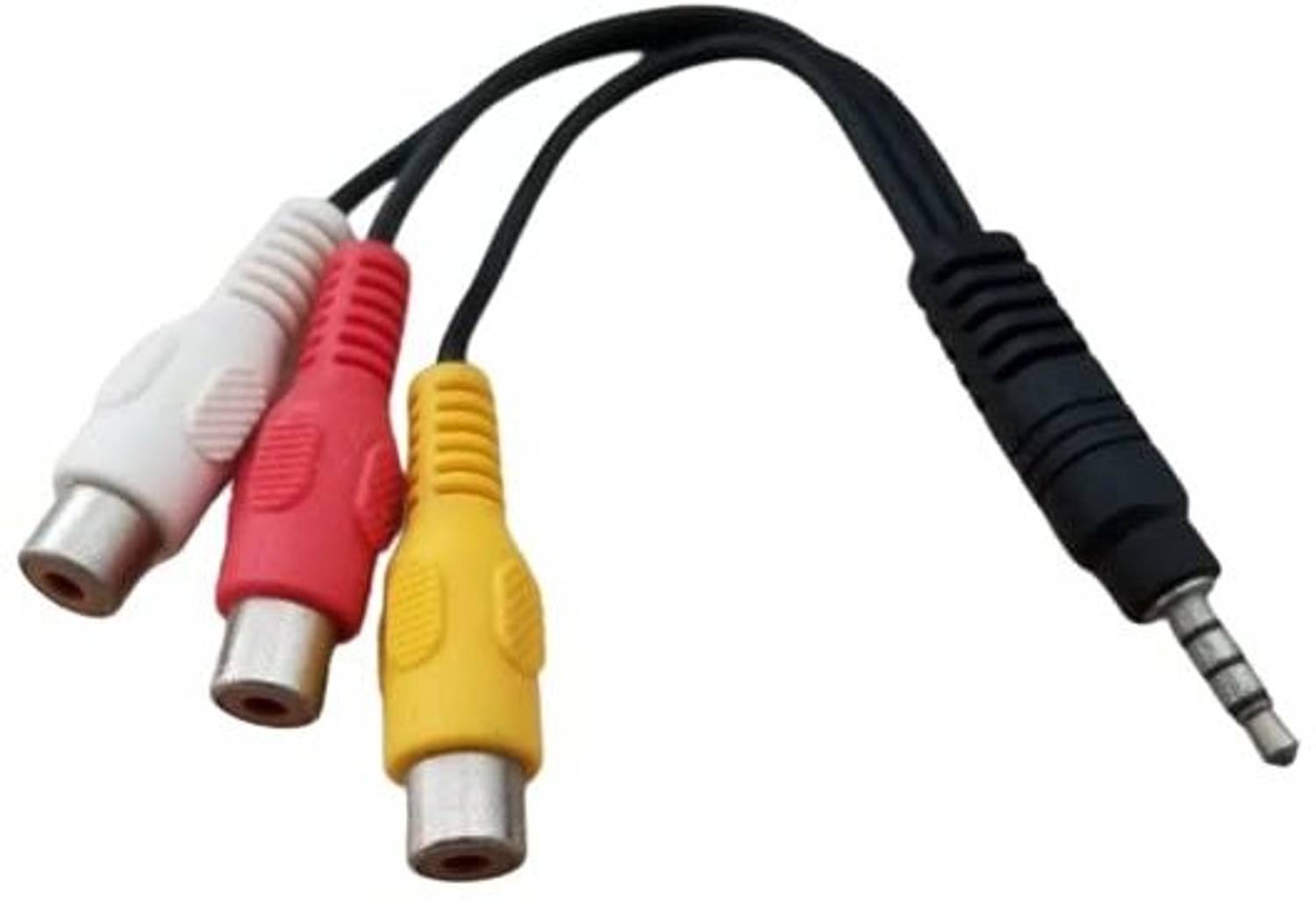 Sage TV-out Cable 3.5Mm Male Plug To 3Rca Female Adapter Cable For LED Av, Audio, Video, Lcd
