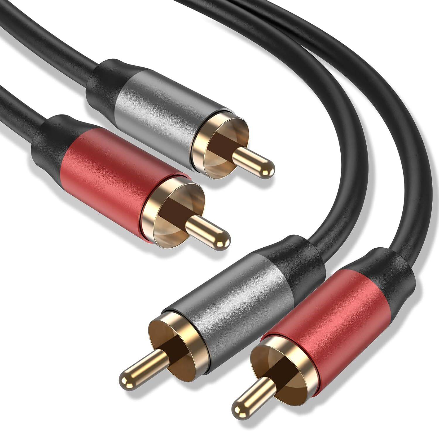 ZENIFY TV-out Cable 3 RCA Male to Male 3 RCA Audio Video AV Cable