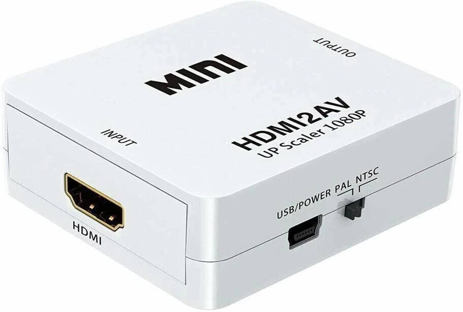 Sancy TV-out Cable HDMI to AV Converter With HDMI2AV 1080P Adapter Connector