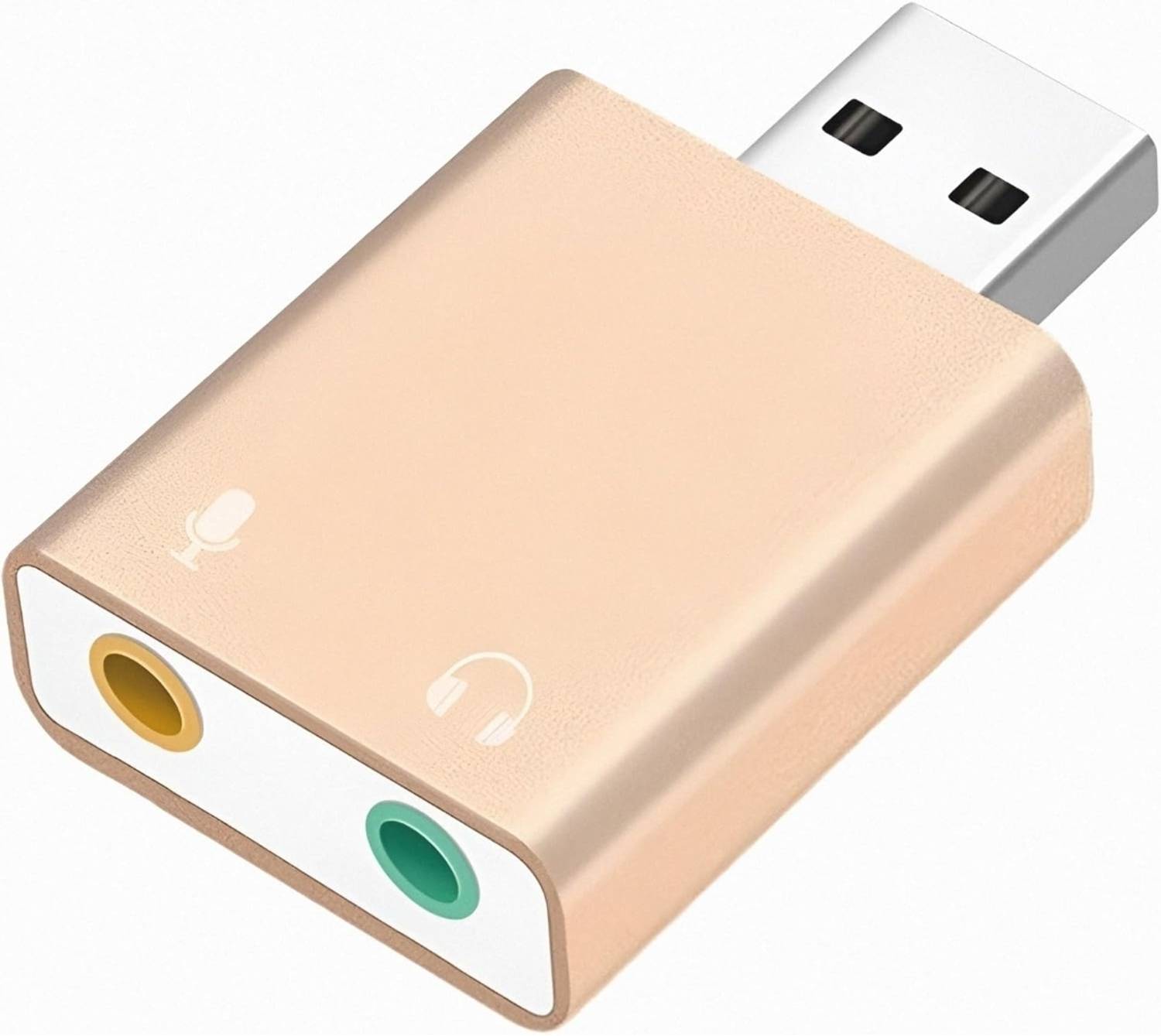 PAC TV-out Cable USB Audio Adapter USB to 3.5mm Jack Audio Adapter,