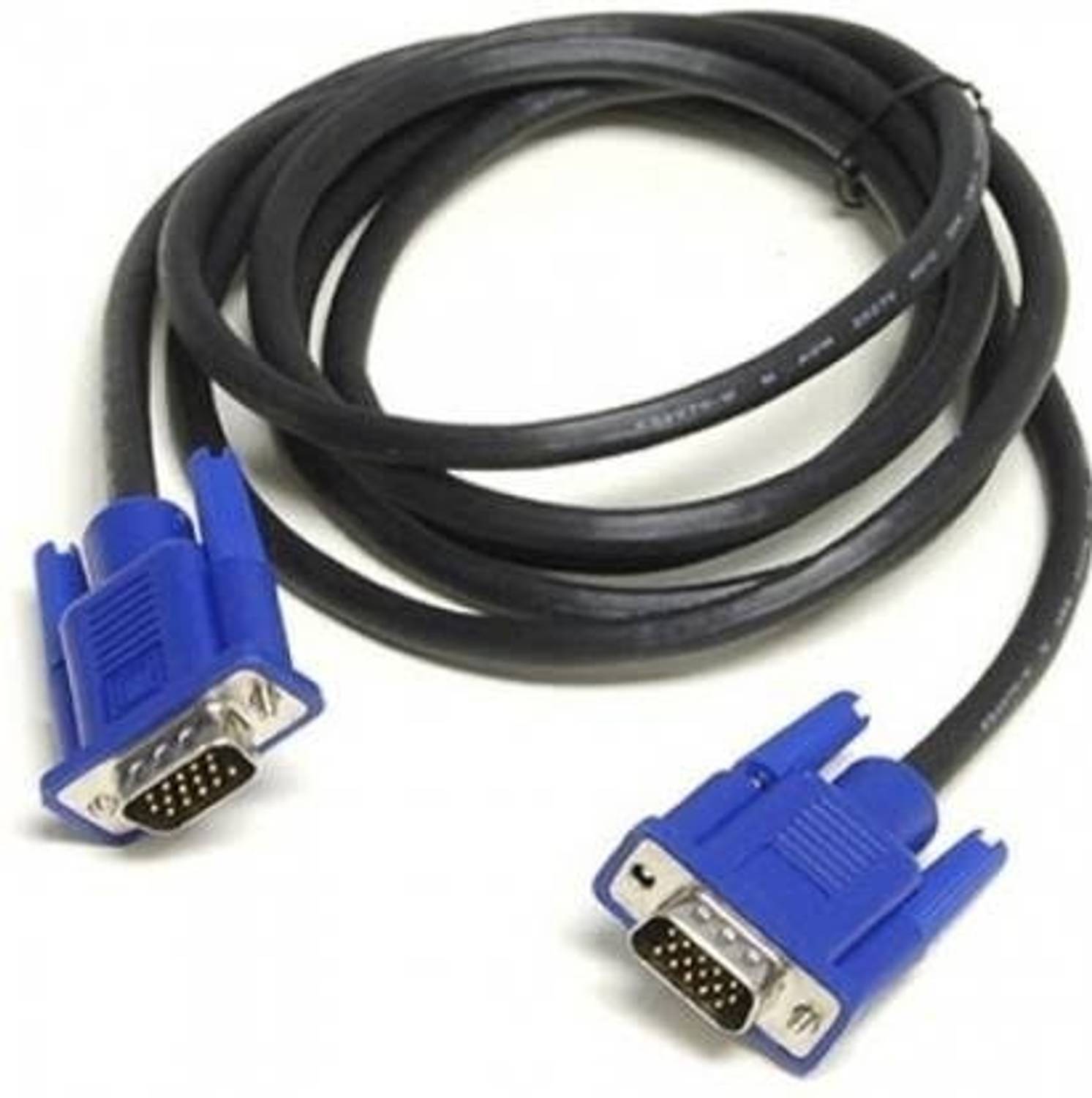 TERABYTE TV-out Cable VGA CABLE | MALE TO MALE | 1.5 METER | BLACK | FULL HD |
