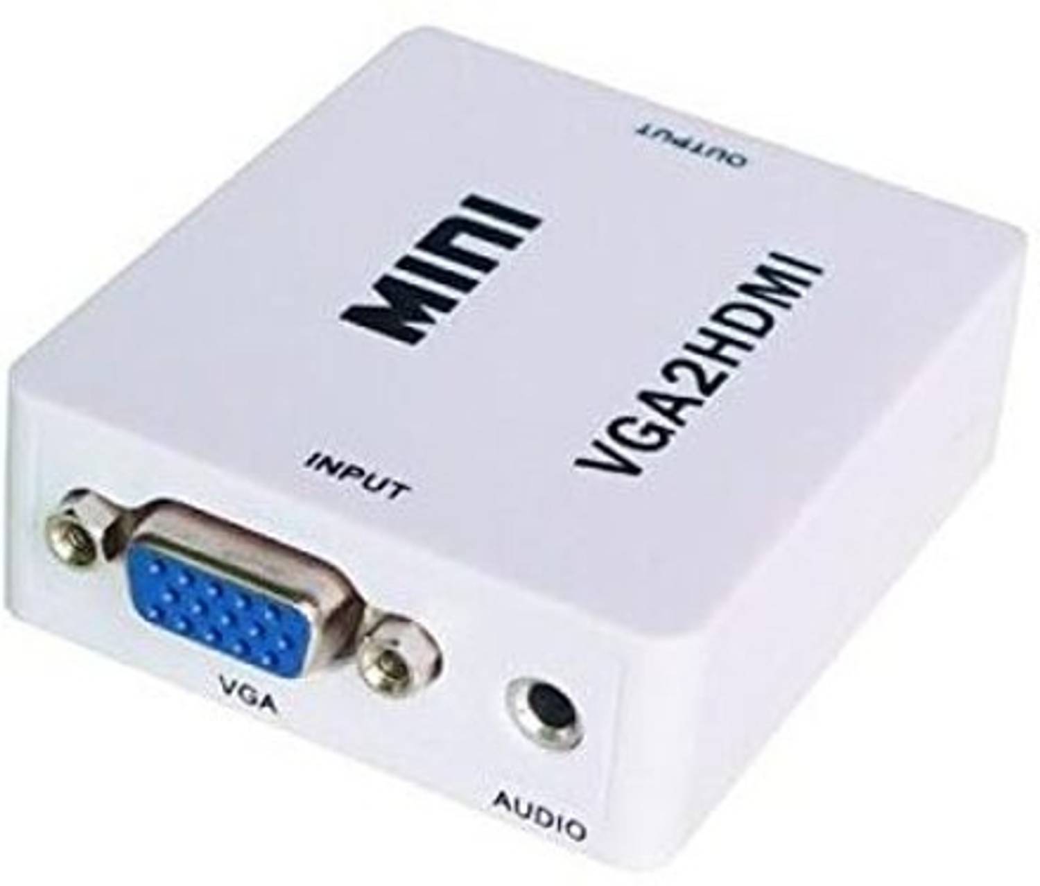 TECHON TV-out Cable VGA to HDMI 1080P Full HD Mini VGA to HDMI Audio Video Converter