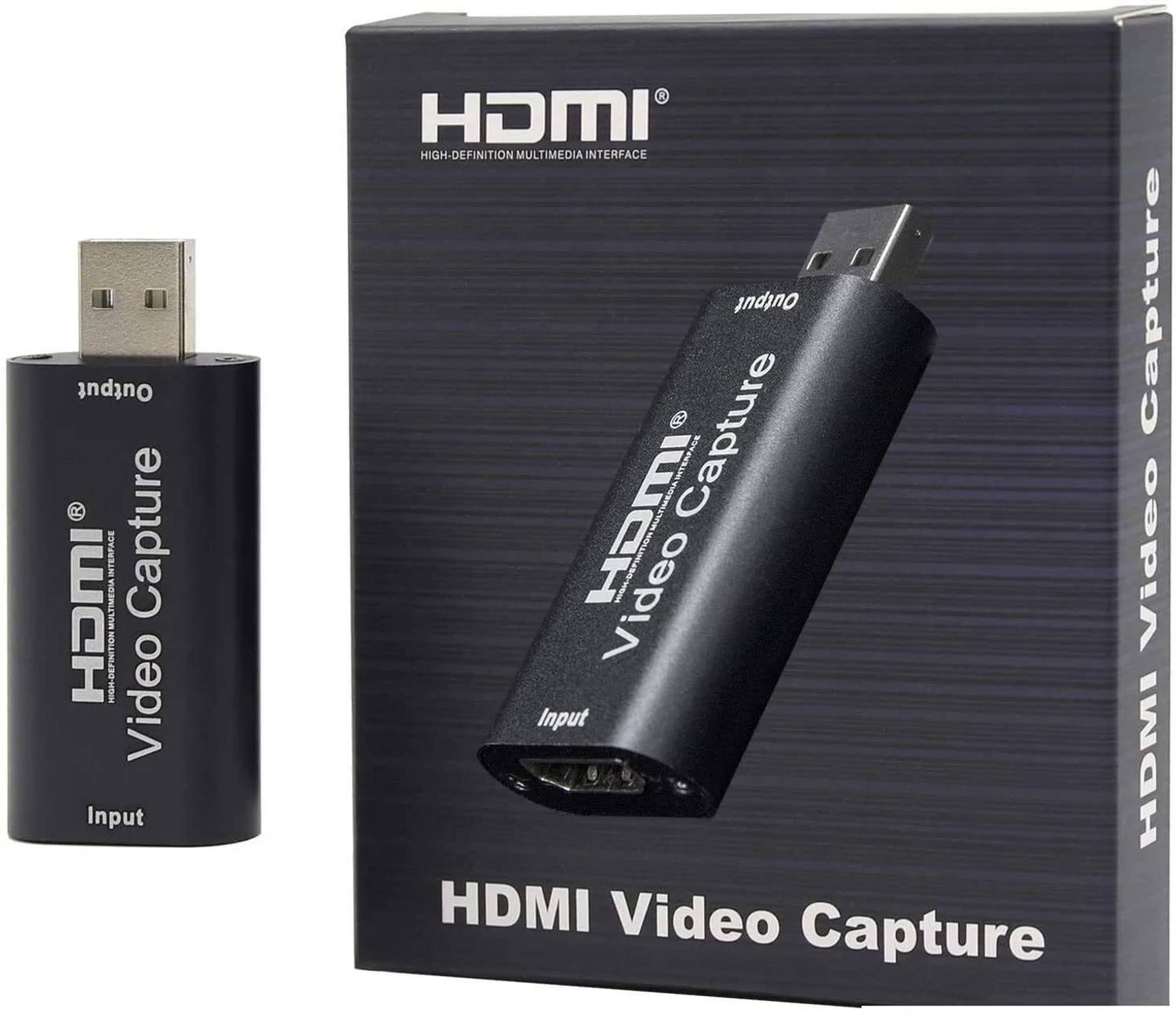 atdaraz Audio Video Capture Card, 1080P 60fps Game Capture Card, HDMI to USB 2.0 Record USB Adapter