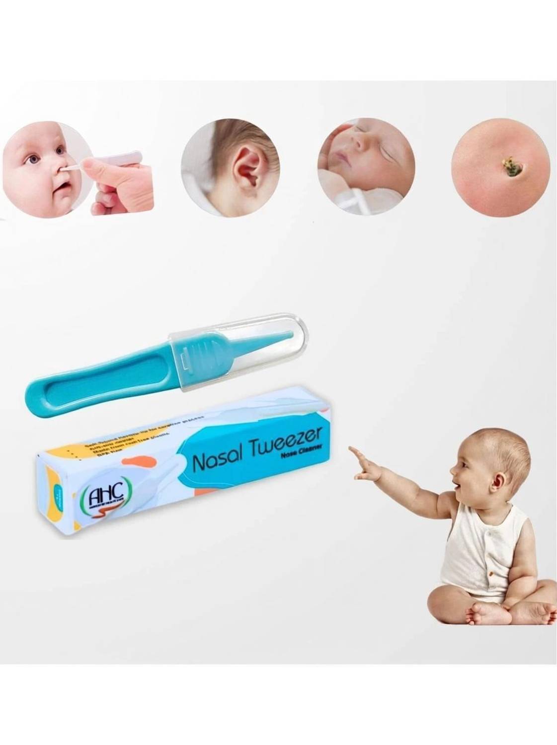 AHC NASAL TWEEZER / NOSE CLEANER / NOSE PLUCKER/ BABY PLUCKER