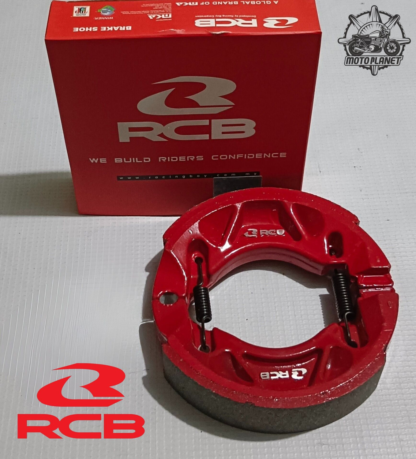 Image of MOTO PLANET 01BS002R MOTO-01BS002R Rear Brake Shoe