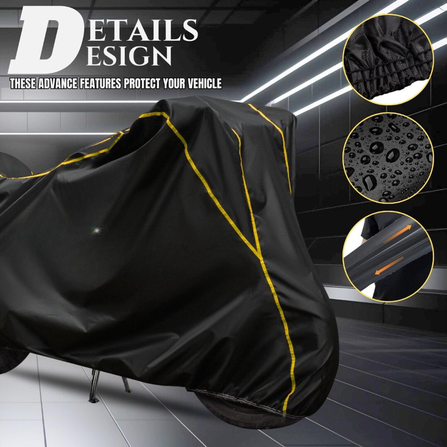 Image of KroniX Waterproof Two Wheeler Cover for TVS