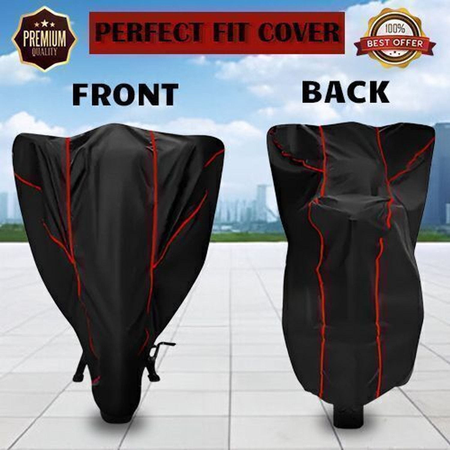 Image of DRIVE BLAZE Waterproof Two Wheeler Cover for Honda