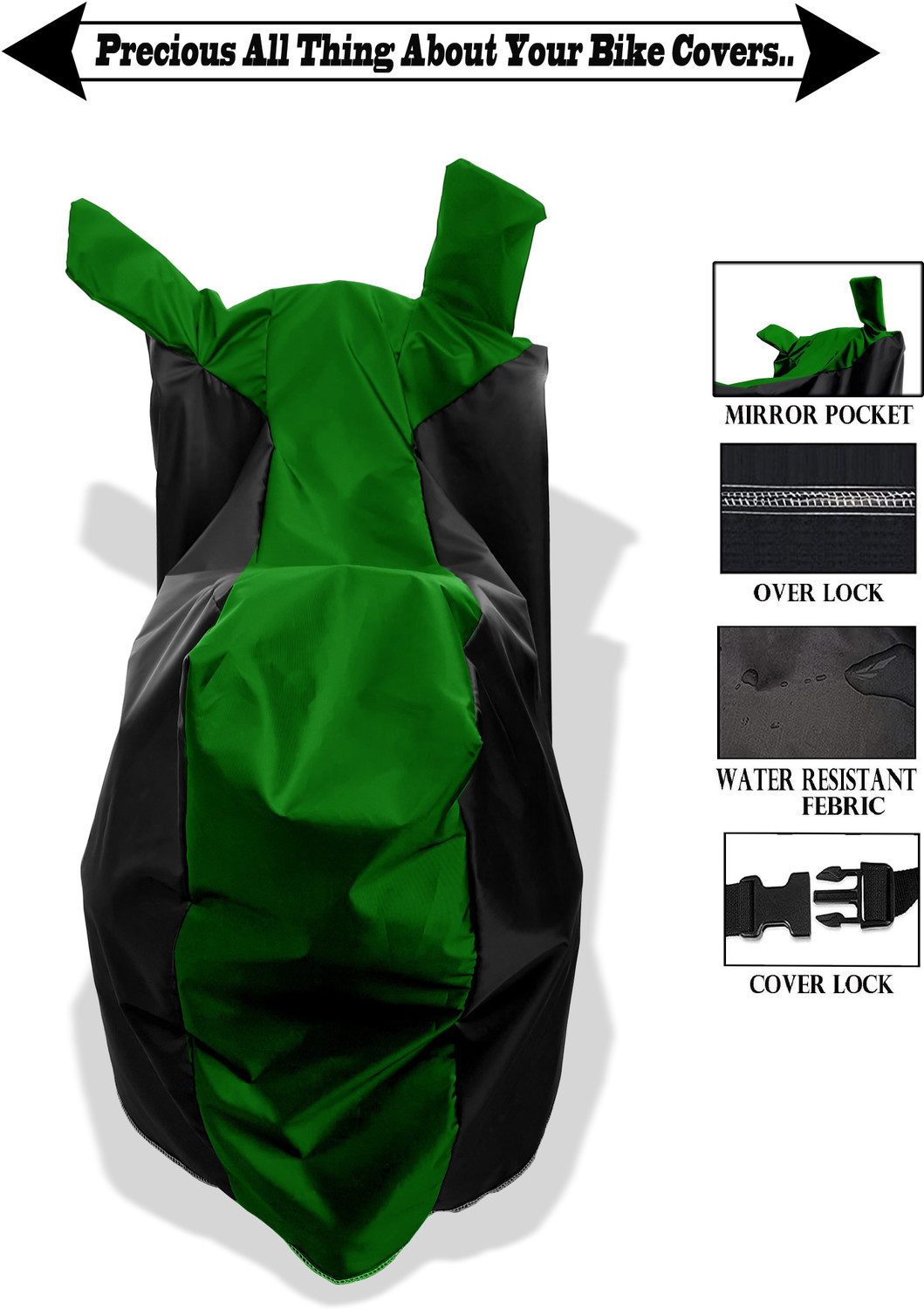 Image of Amexride Two Wheeler Cover for TVS