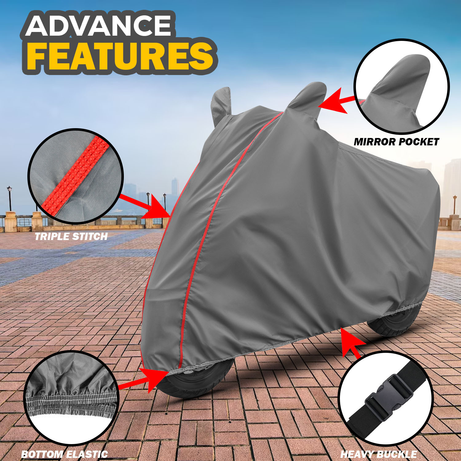 Image of SPMOTIVE Two Wheeler Cover for Honda