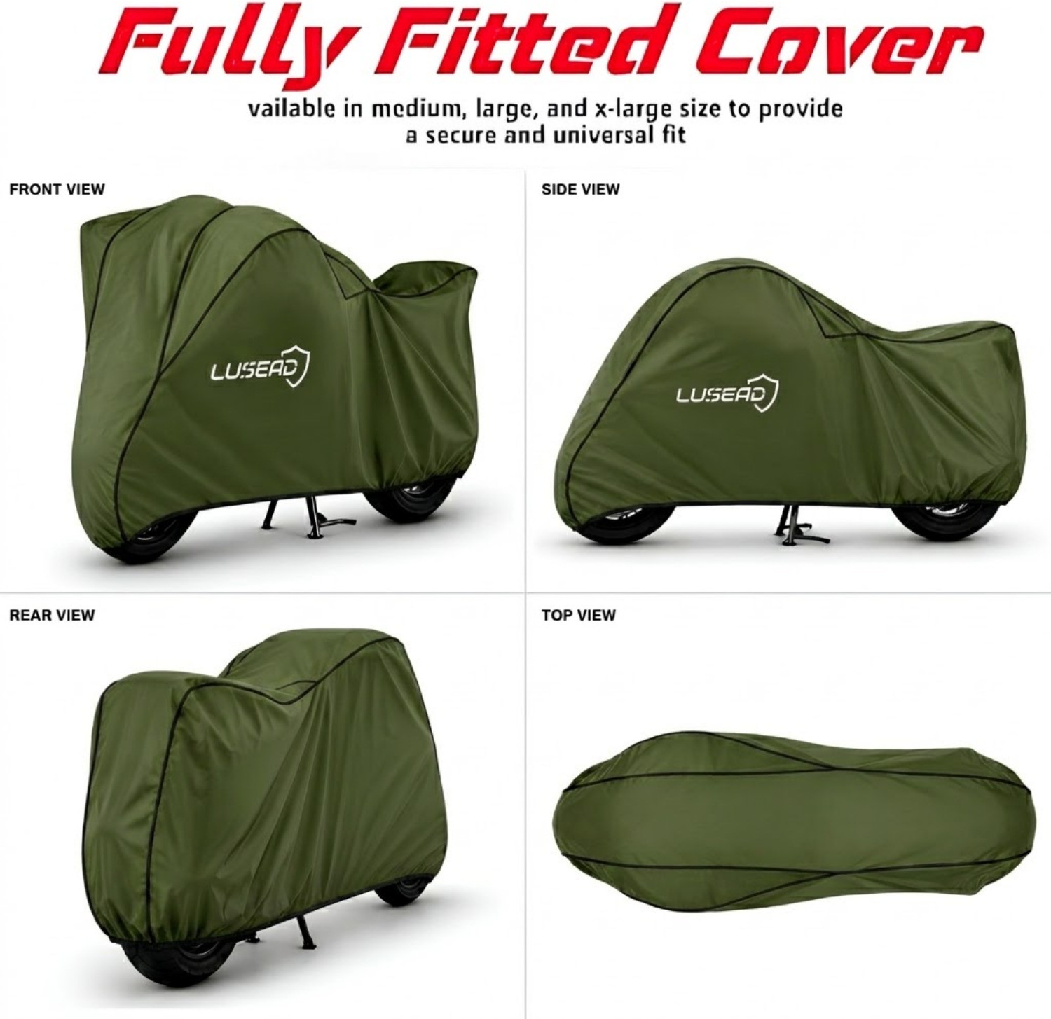 Image of Lusead Waterproof Two Wheeler Cover for Bajaj