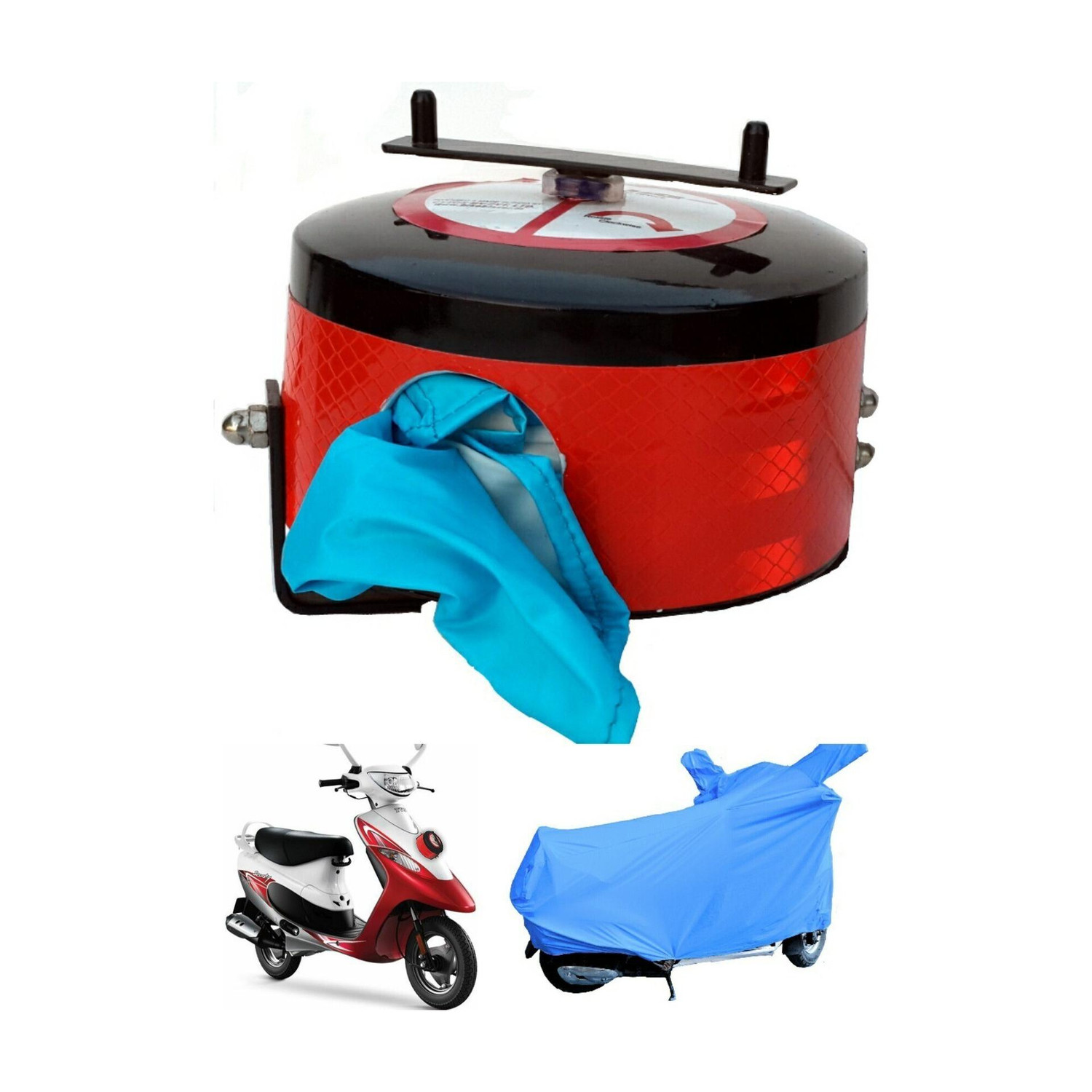 Image of BIKE BLAZER Waterproof Two Wheeler Cover for TVS