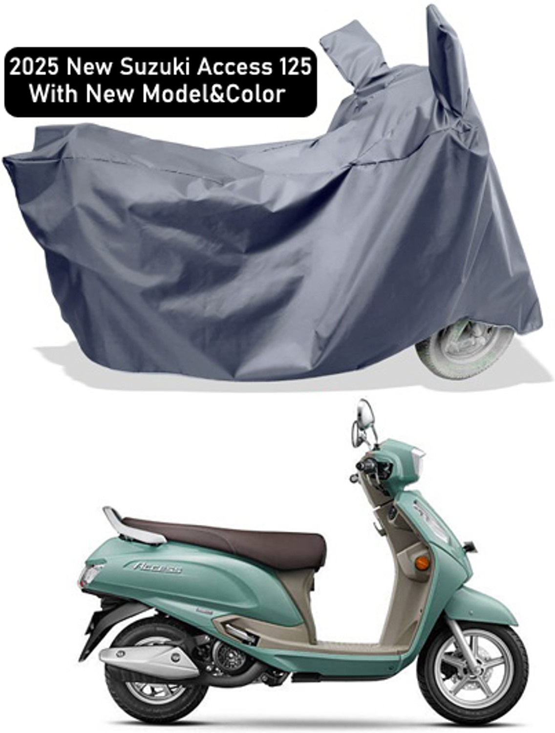 Image of Amexride Two Wheeler Cover for Suzuki