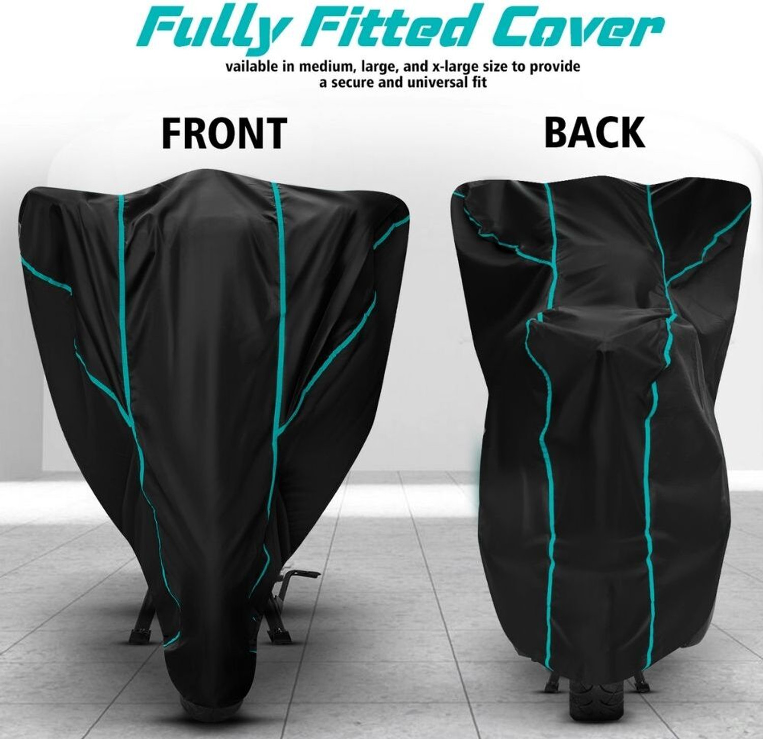 Image of LE PRA Waterproof Two Wheeler Cover for Yamaha