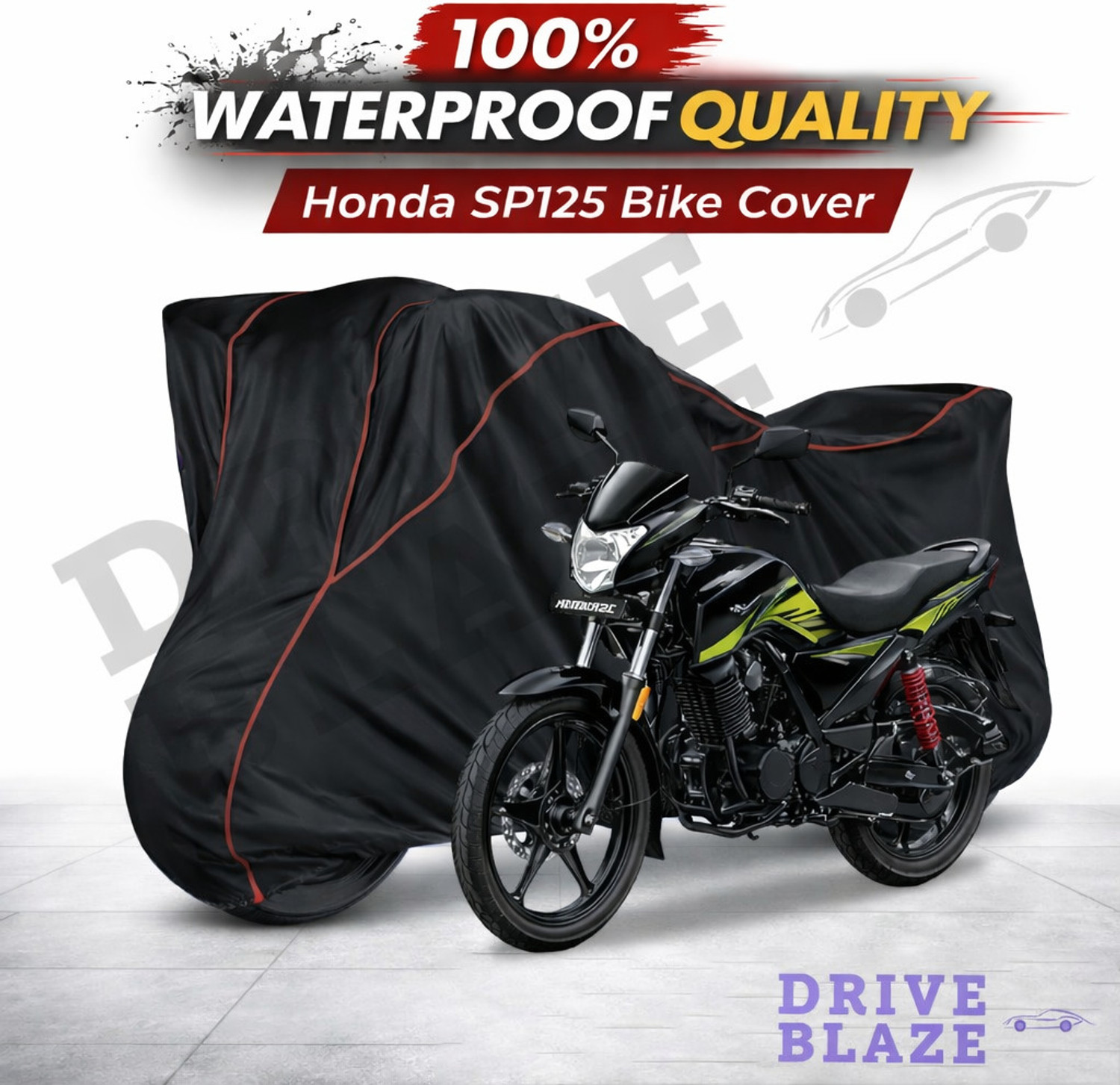 Image of DRIVE BLAZE Waterproof Two Wheeler Cover for Honda