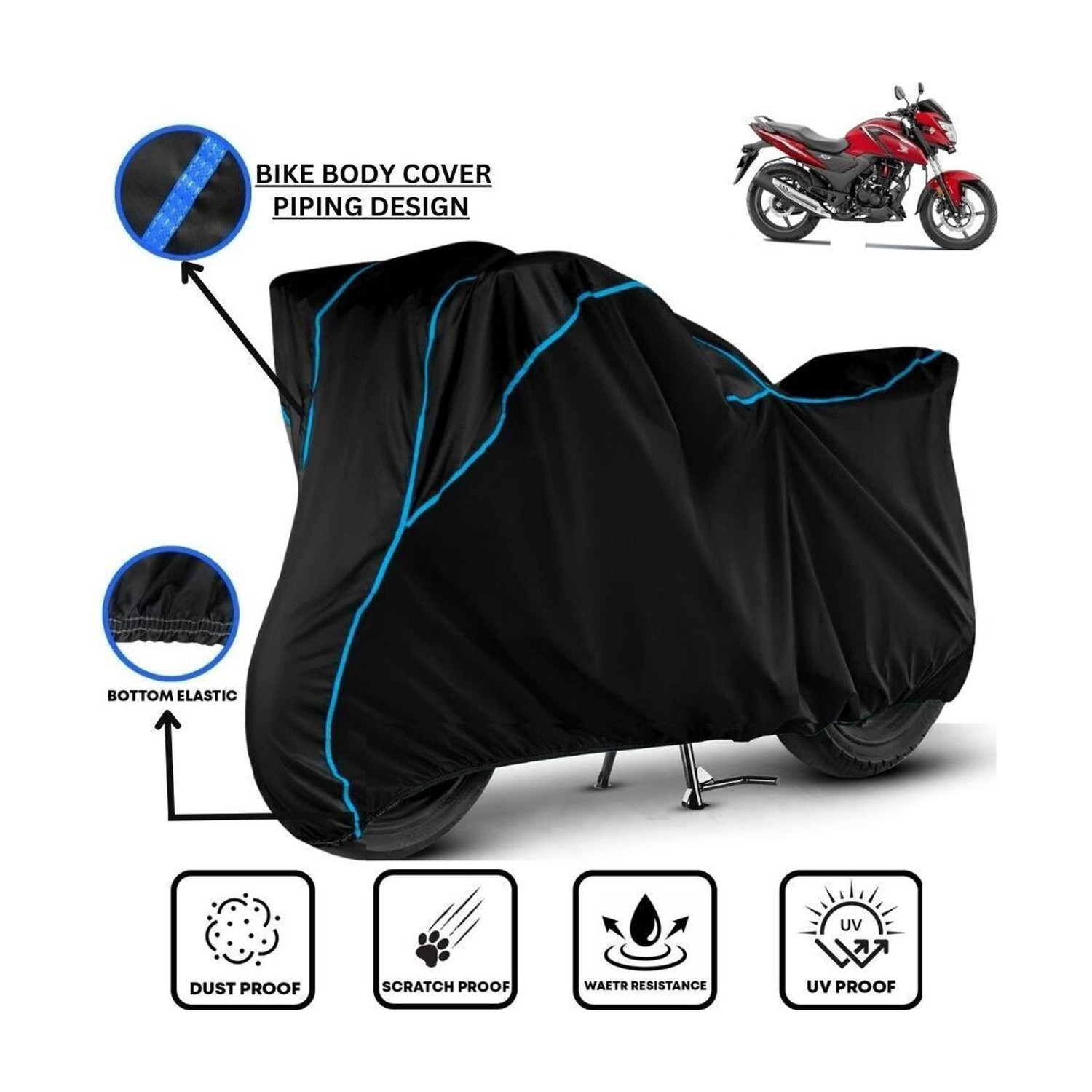 Image of Oroma Waterproof Two Wheeler Cover for Honda