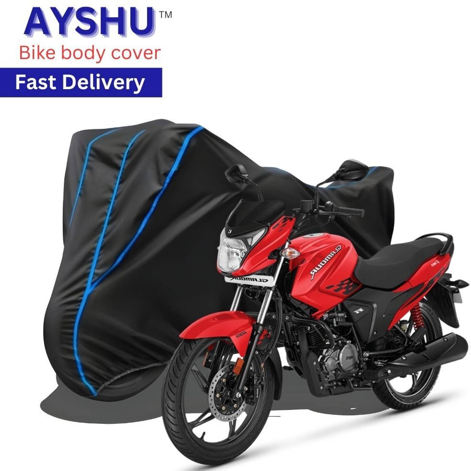 AYSHU Waterproof Two Wheeler Cover for Hero - Image 1