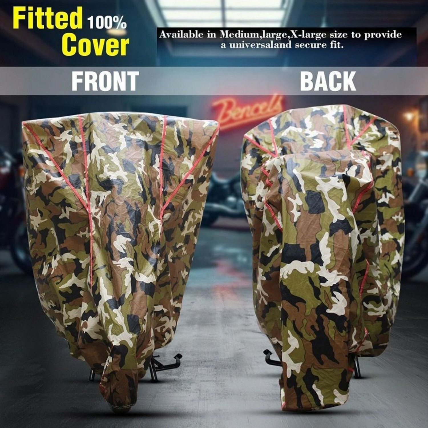 Image of Oto2eye Waterproof Two Wheeler Cover for Bajaj
