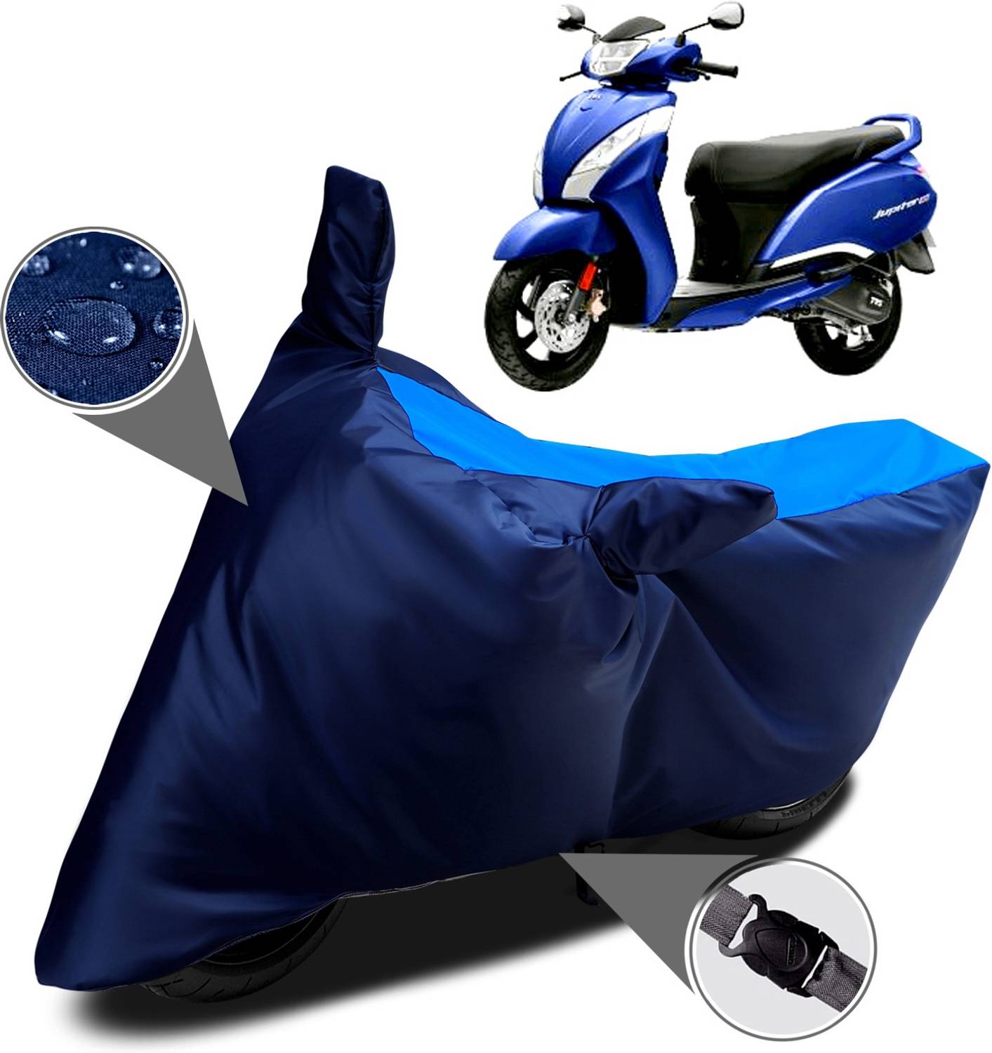 APNEK Waterproof Two Wheeler Cover for TVS