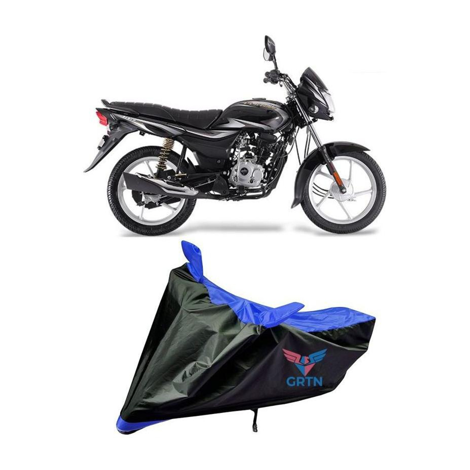 Image of GRTN INTERNATIONAL Waterproof Two Wheeler Cover for Bajaj