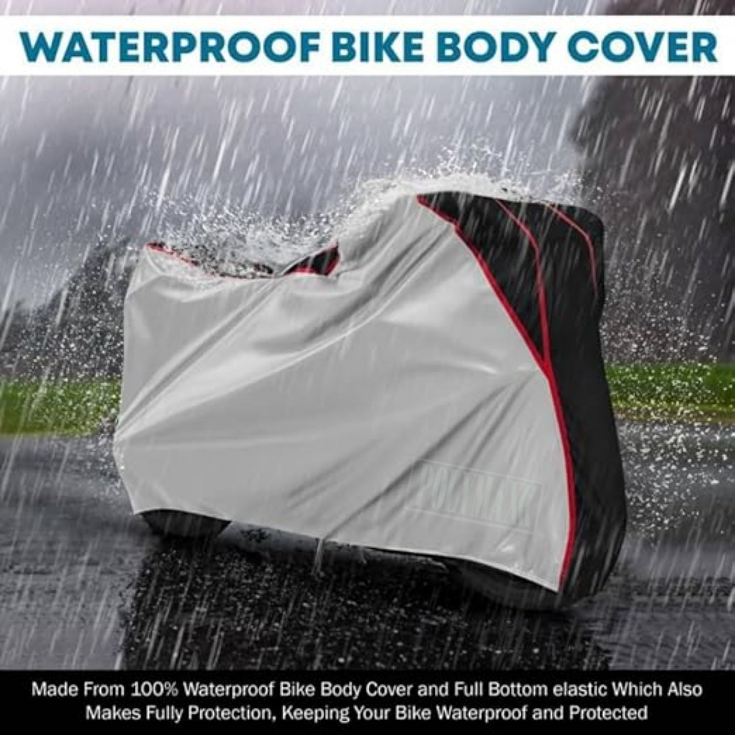 Image of OliverX Waterproof Two Wheeler Cover for Royal Enfield
