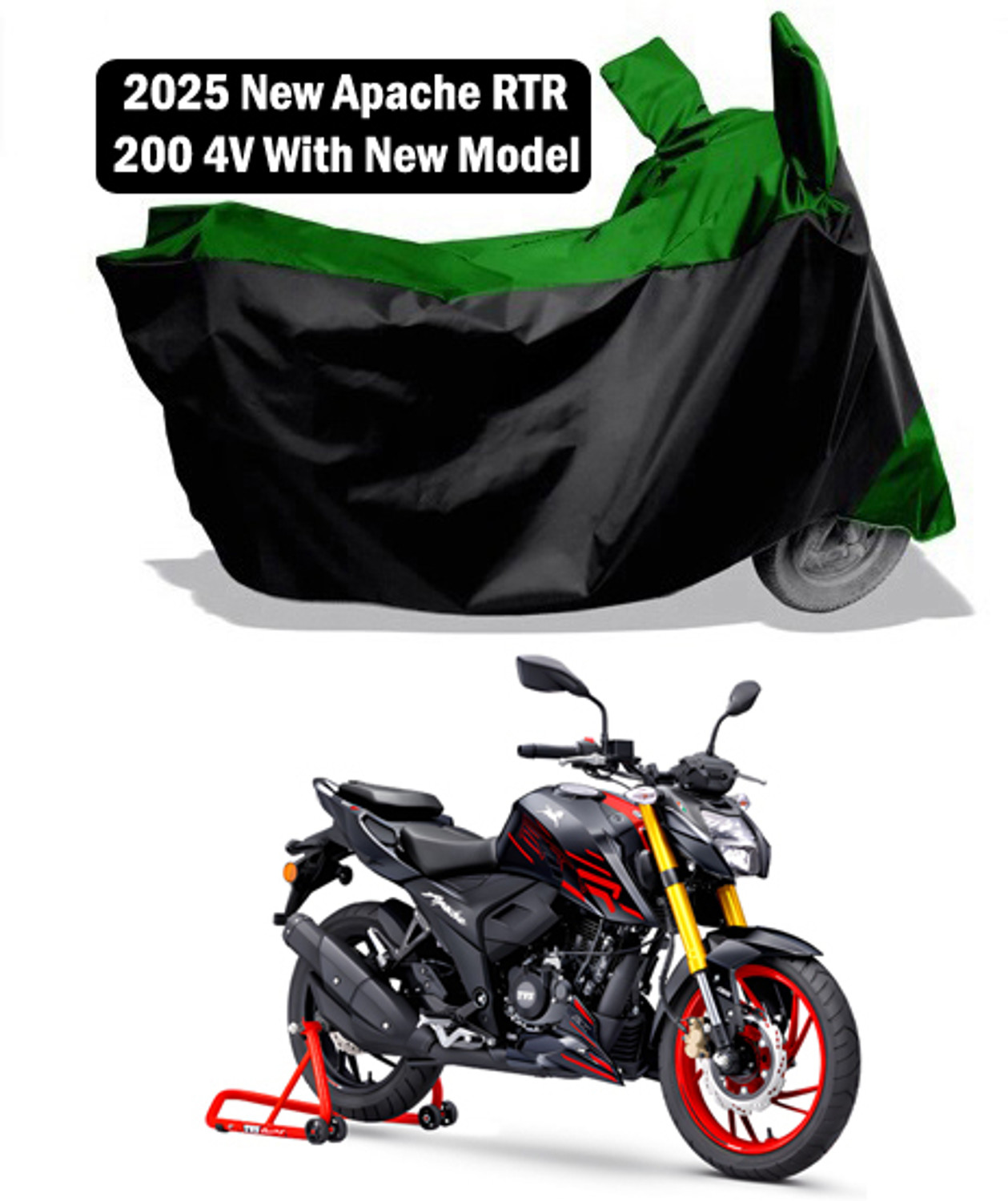 Image of Amexride Two Wheeler Cover for TVS