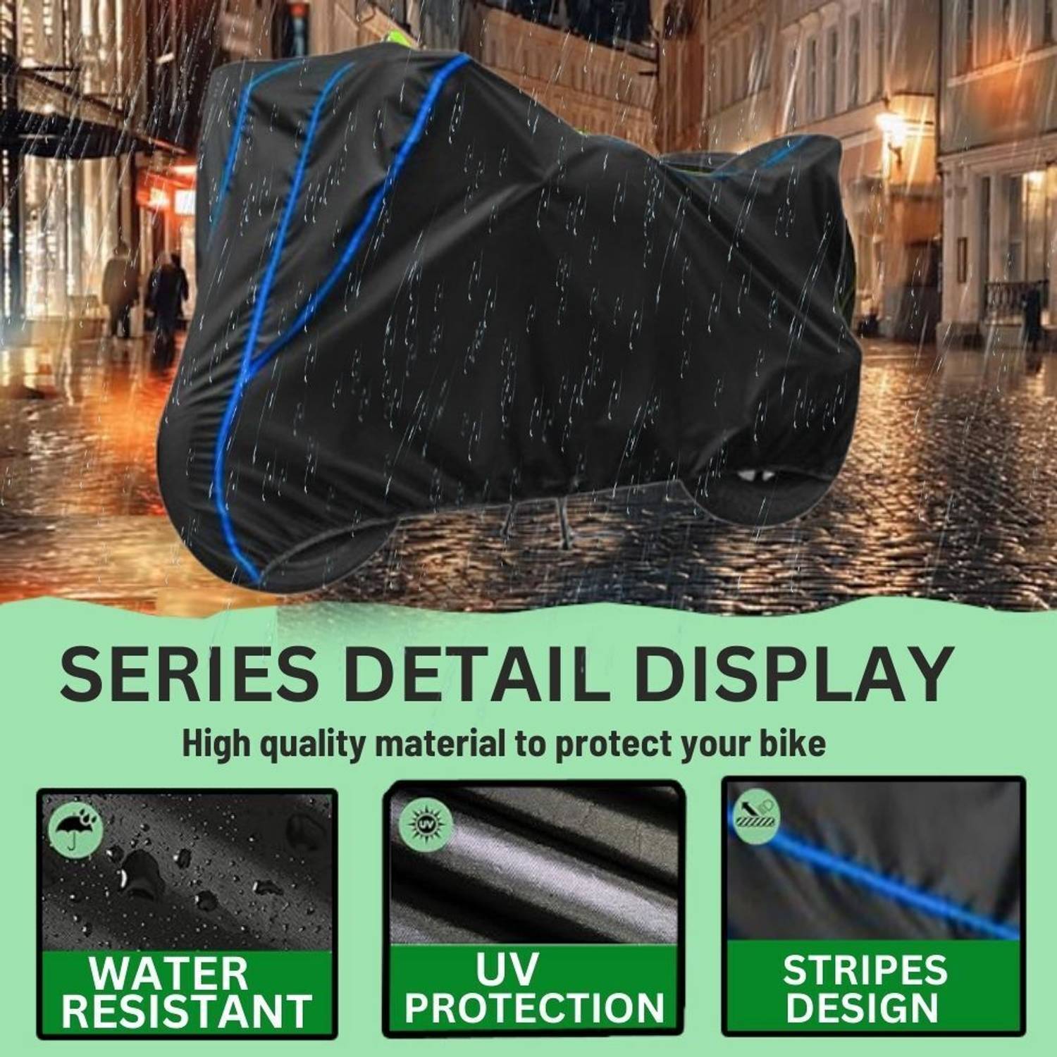 AYSHU Waterproof Two Wheeler Cover for Hero - Image 3