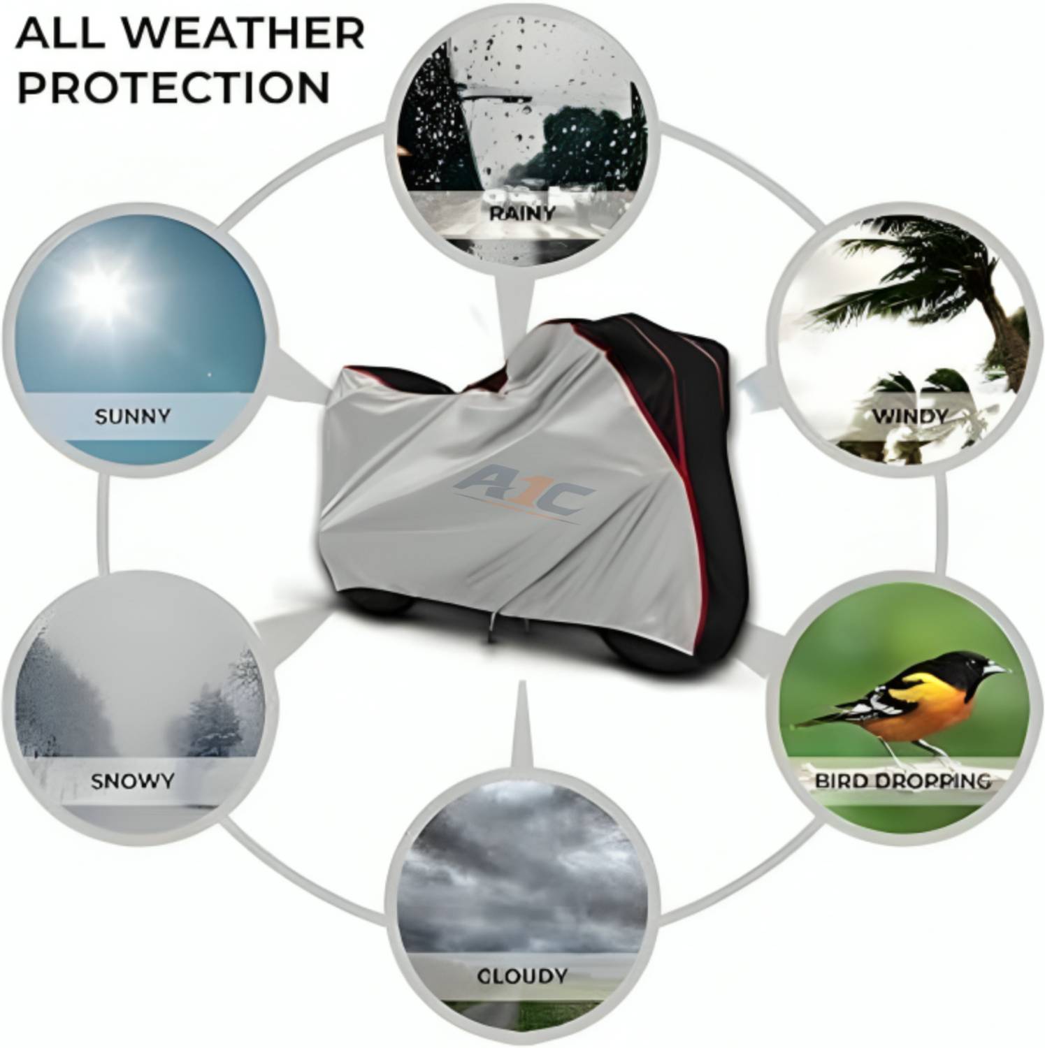 A1C Waterproof Two Wheeler Cover for KTM - Image 3