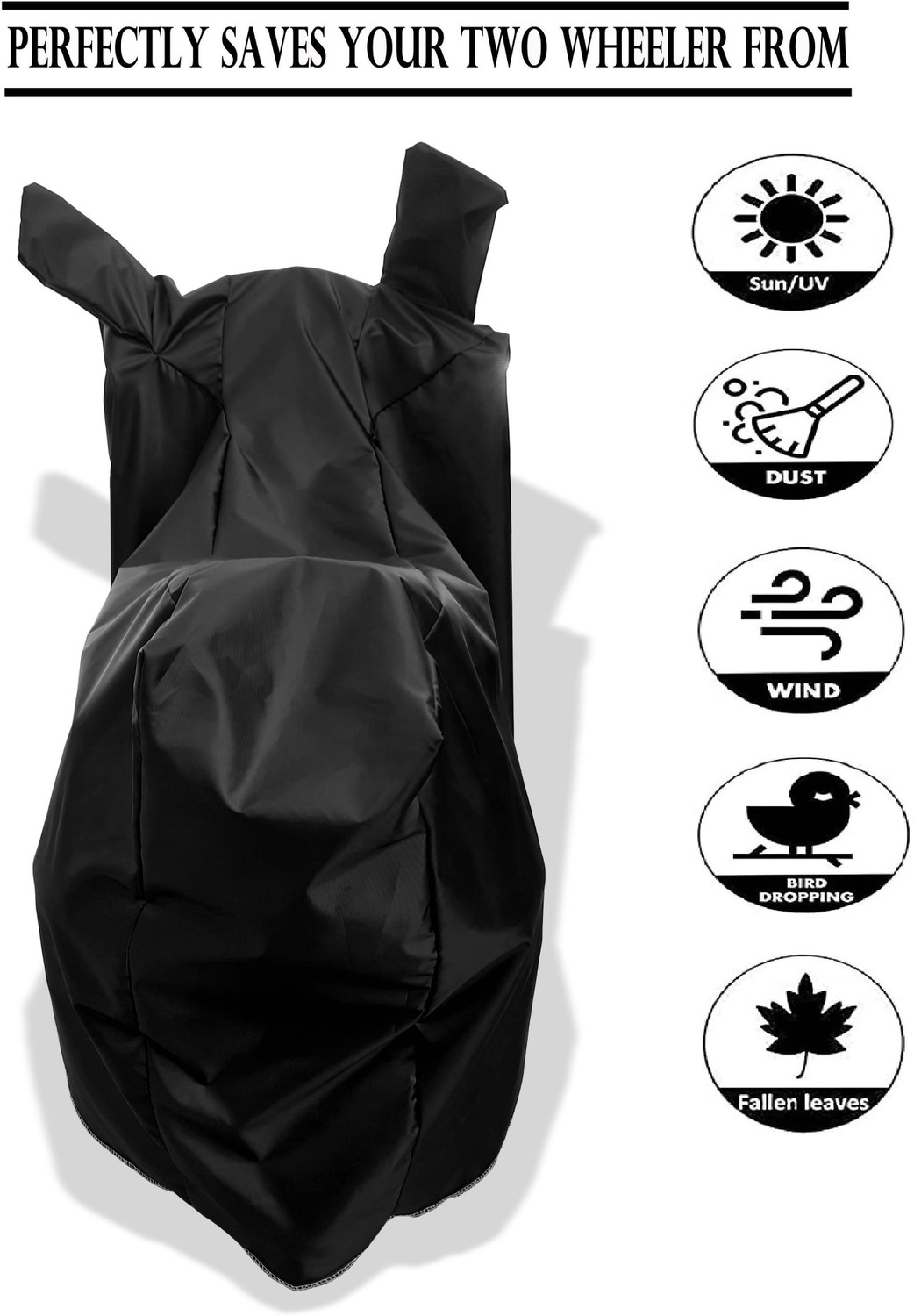 Image of DeepShakshi AUTOMOTIVE Waterproof Two Wheeler Cover for Hero
