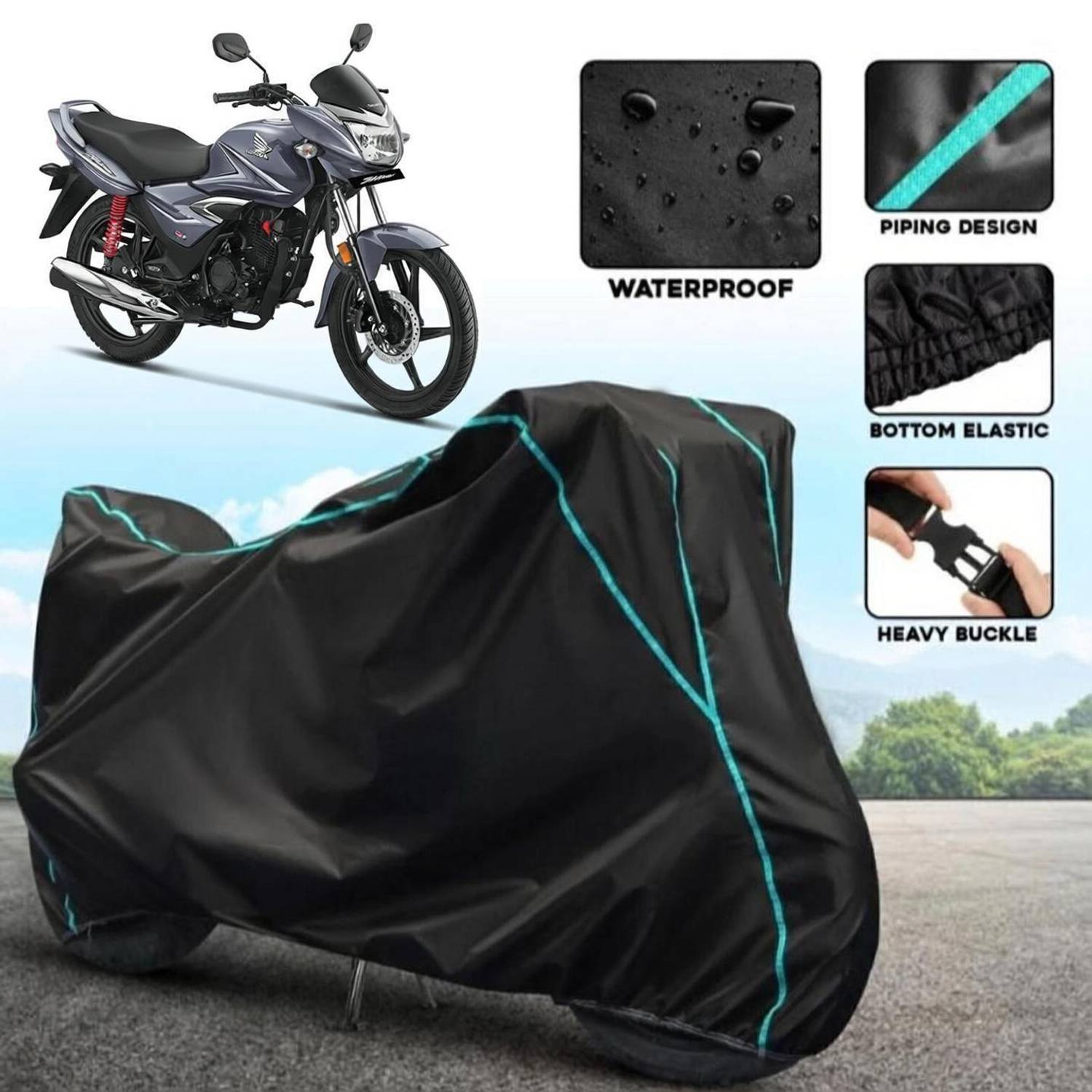 Shiv Kanha Waterproof Two Wheeler Cover for Honda