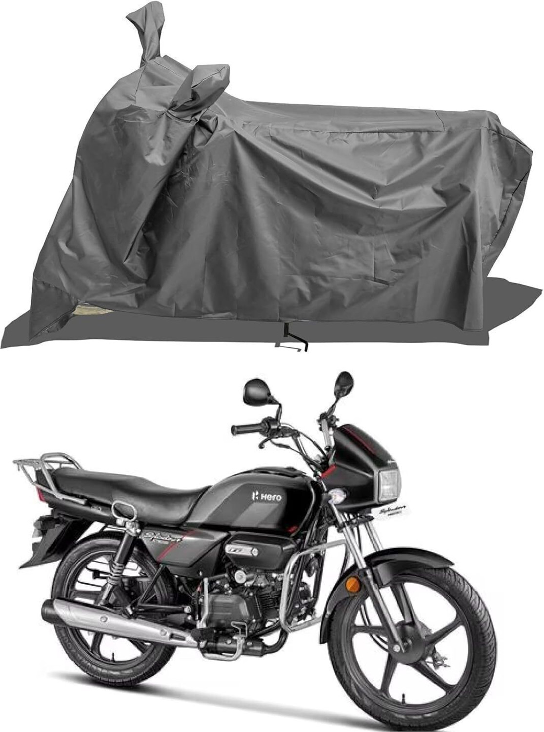 Image of Kanisha Waterproof Two Wheeler Cover for Hero