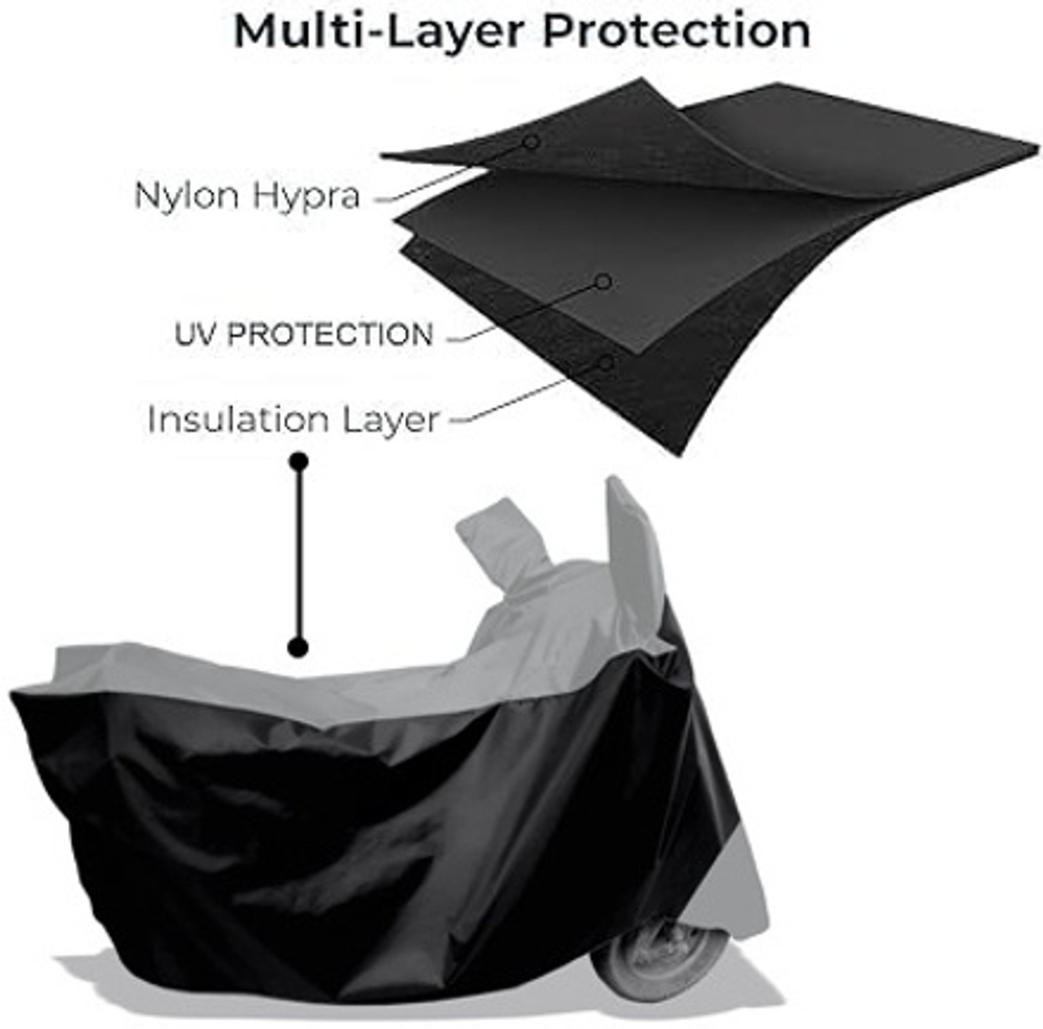Image of Amexride Two Wheeler Cover for Honda
