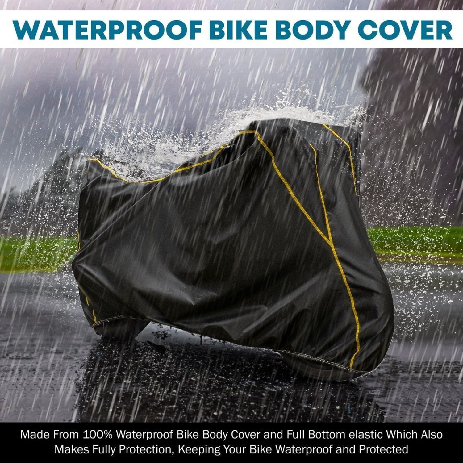 Image of Starvin Waterproof Two Wheeler Cover for Hero